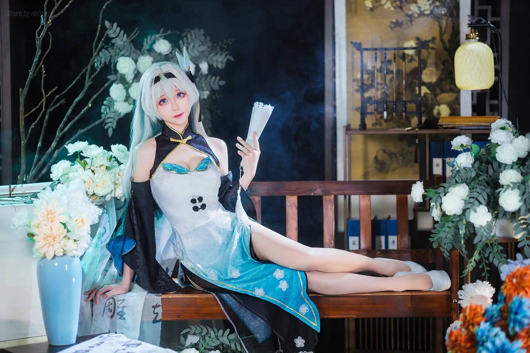 Tomoyo酱 - 星穹铁道 流萤旗袍(24P_57.9M) - Tomoyo酱 - 星穹铁道 流萤旗袍(24P_57