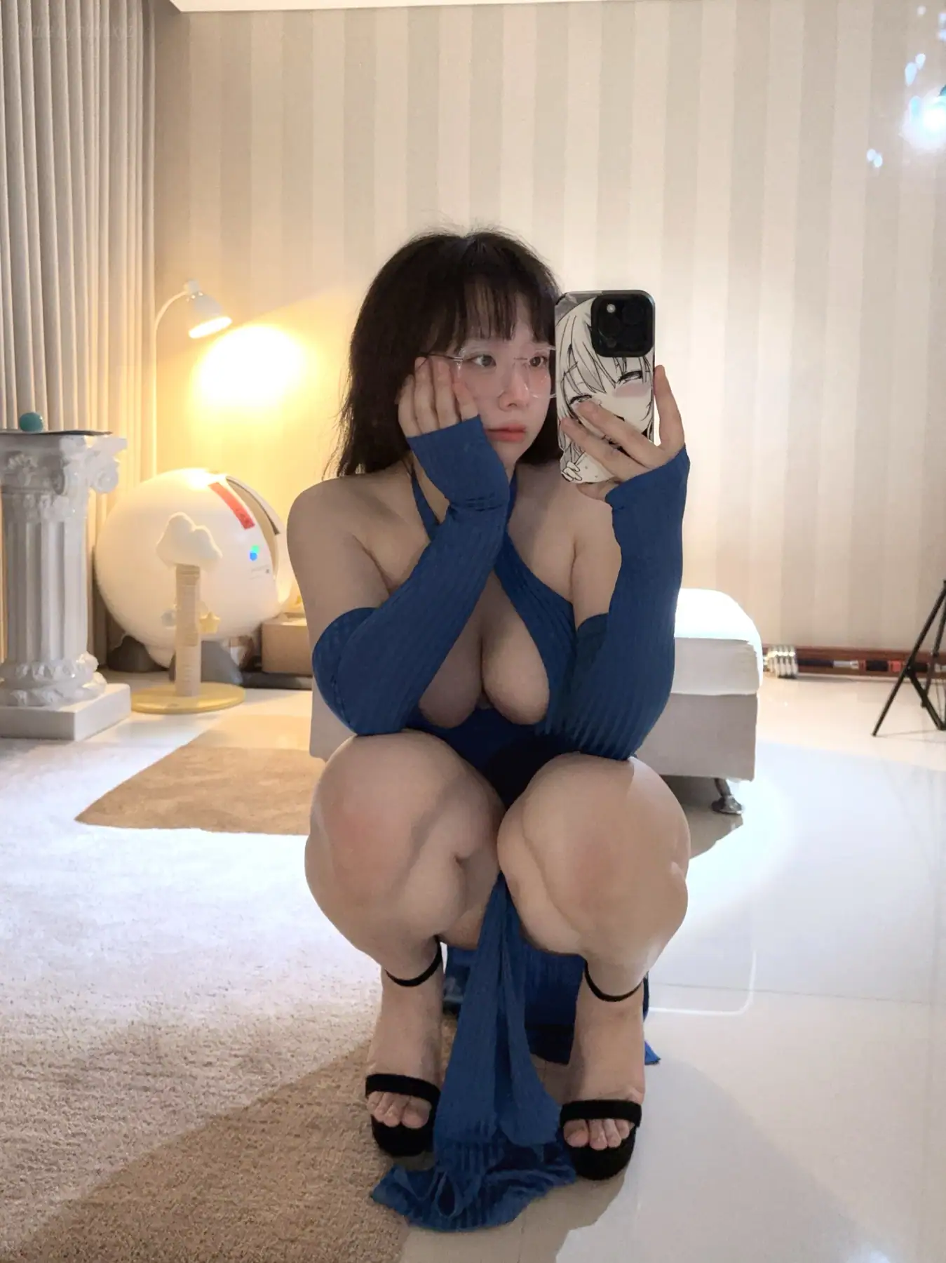 皮皮奶可可爱了啦 - 蓝色旗袍(17P+1V_27.1M) - 皮皮奶可可爱了啦 - 蓝色旗袍(17P+1V_27