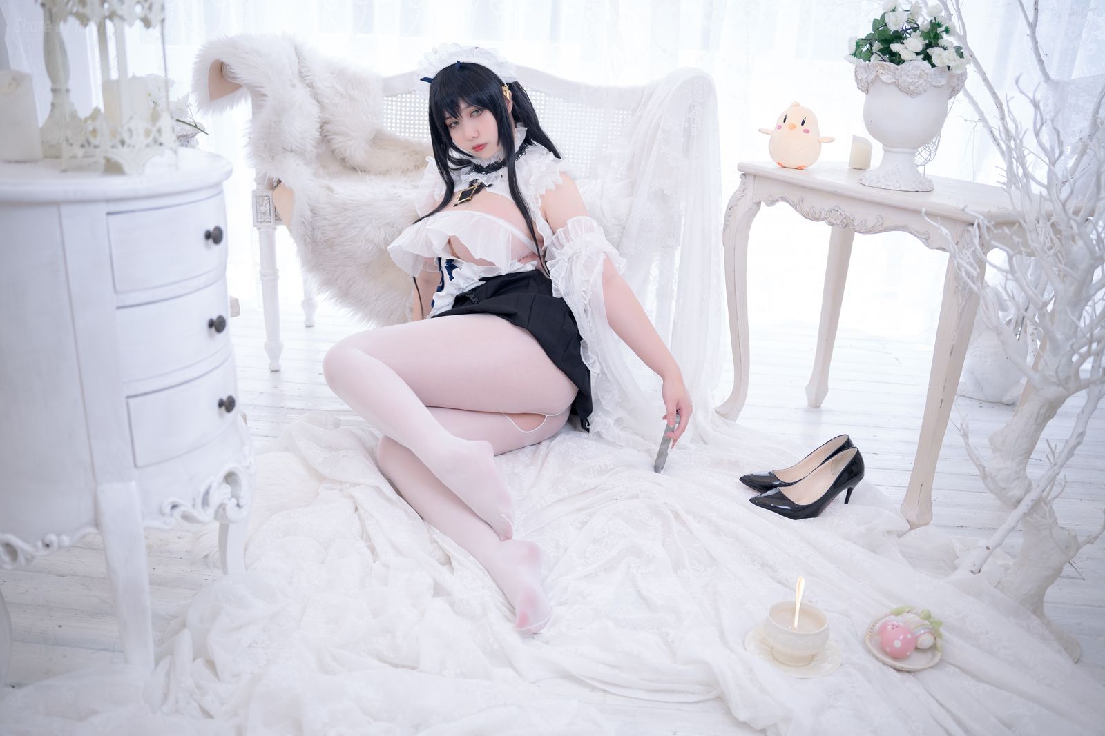 魅瞳Meroko - 碧蓝航线 不挠女仆没干劲的小姐姐(53P_423.1M) - 魅瞳Meroko - 碧蓝航线 不挠女仆没干劲的小姐姐(53P_423