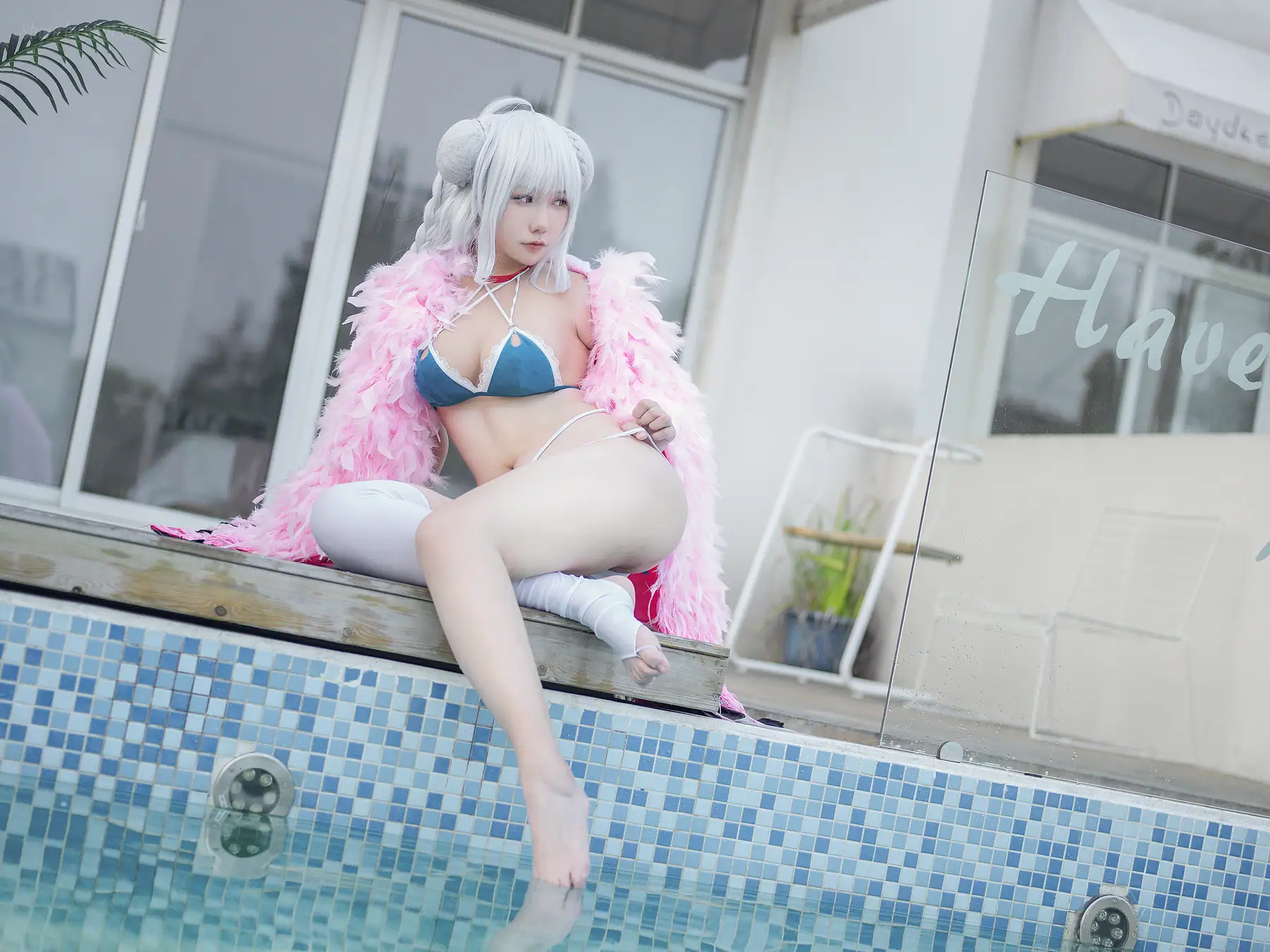 麻花麻花酱 - 可畏泳装(15P_76.3M) - 麻花麻花酱 - 可畏泳装(15P_76