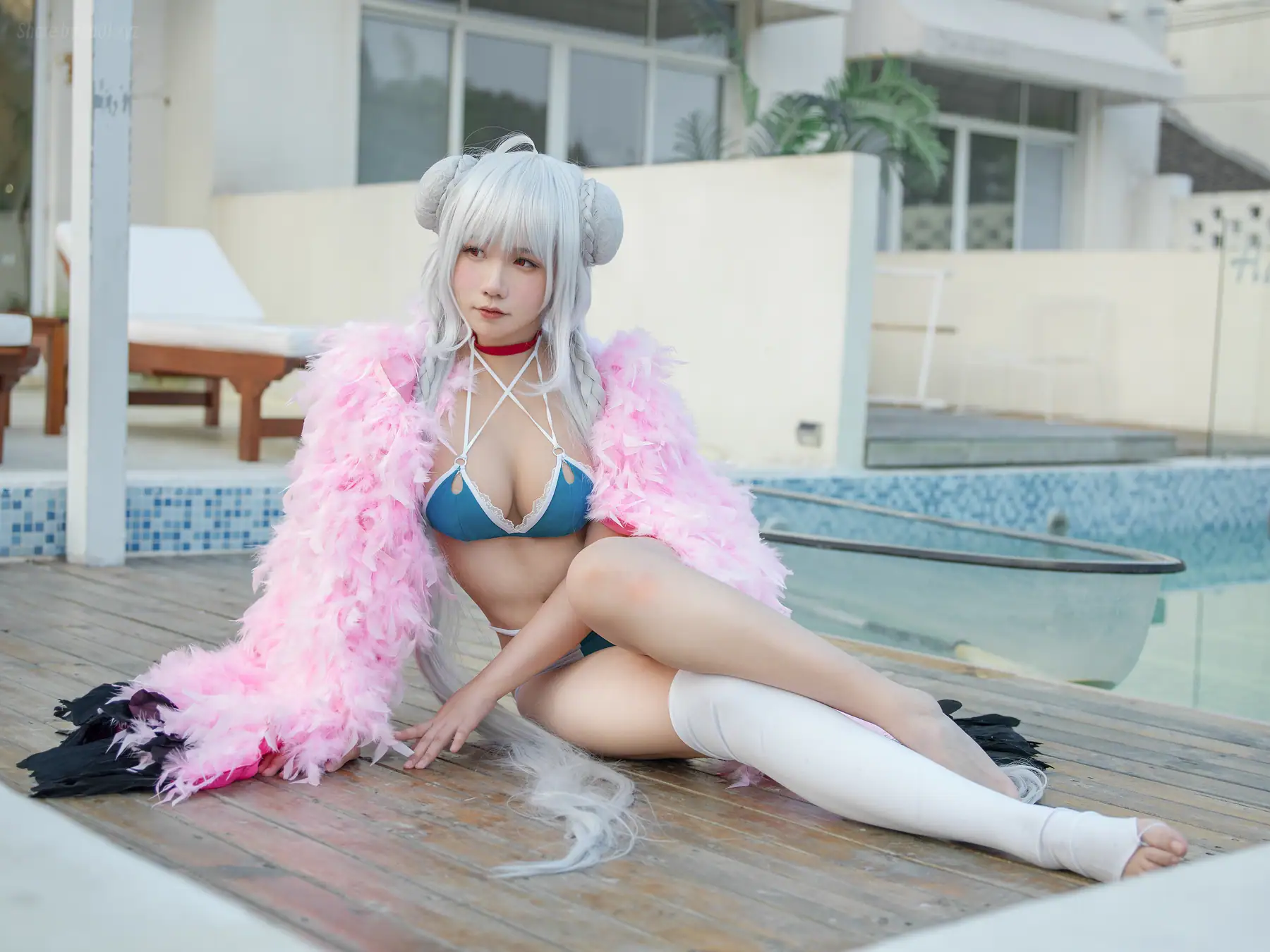 麻花麻花酱 - 可畏泳装(15P_76.3M) - 麻花麻花酱 - 可畏泳装(15P_76