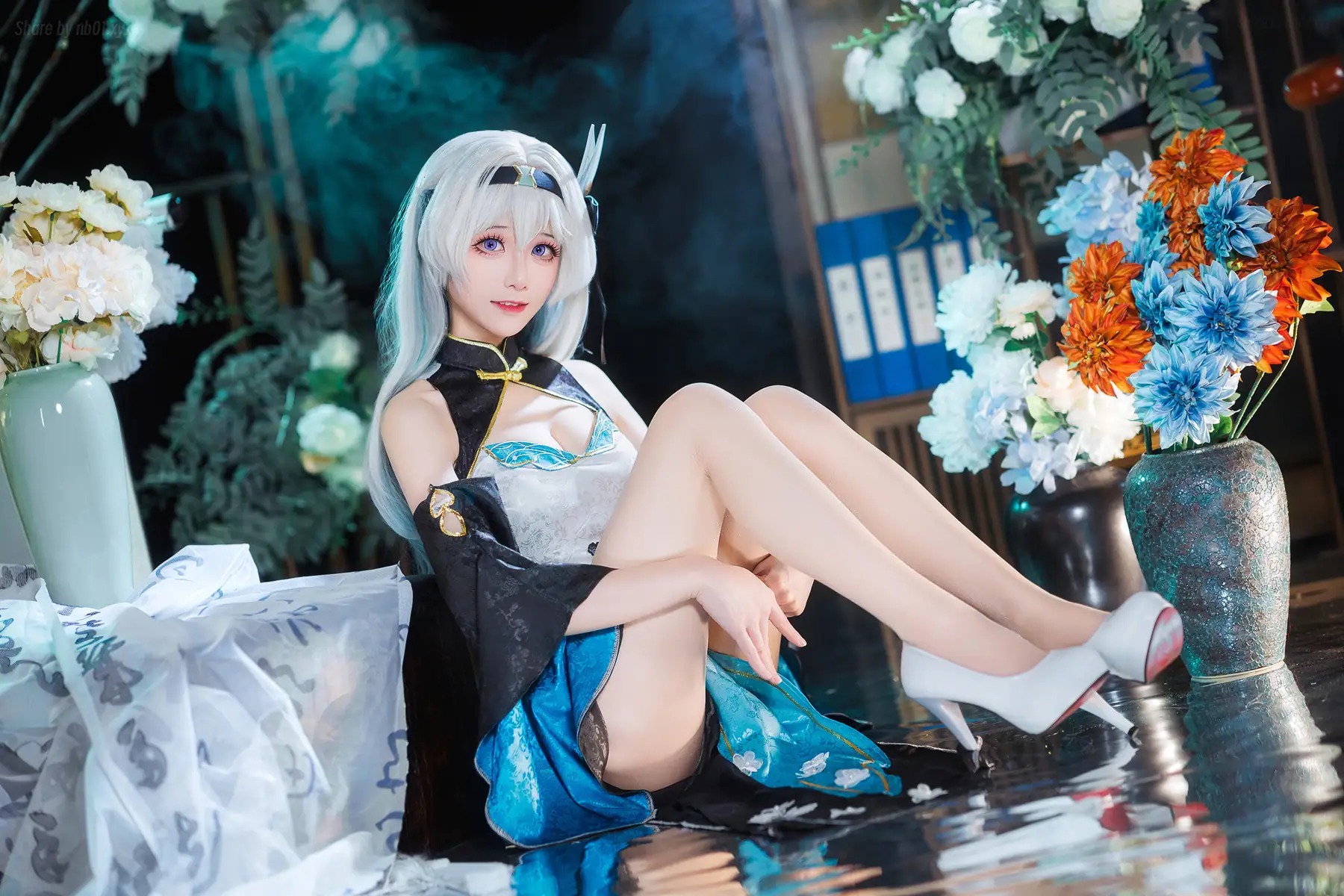 Tomoyo酱 - 星穹铁道 流萤旗袍(24P_57.9M) - Tomoyo酱 - 星穹铁道 流萤旗袍(24P_57