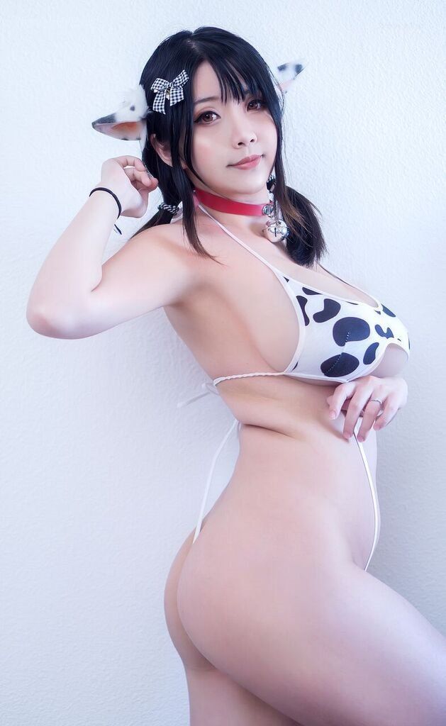 Hana Bunny - Cow Bikini(23P_56.4M) - Hana Bunny - Cow Bikini(23P_56