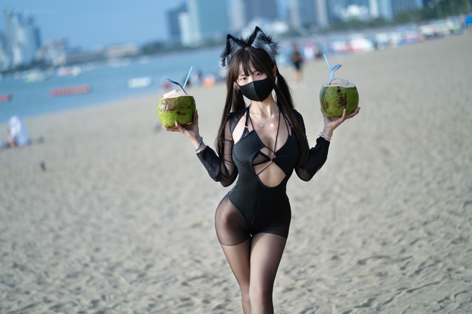 职业奶妈三水子 - 黑丝泳装(70P_308.6M) - 职业奶妈三水子 - 黑丝泳装(70P_308