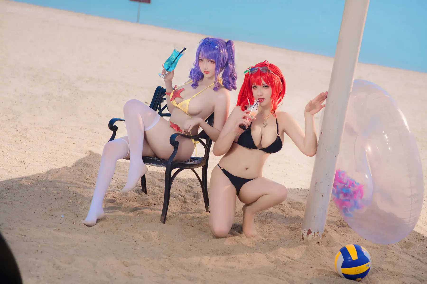 隼隼子 & 刺青Poi - 沙滩排球(40P_382.7M) - 隼隼子 & 刺青Poi - 沙滩排球(40P_382