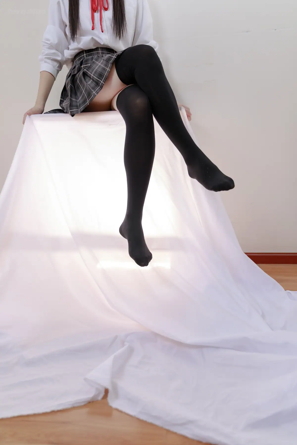 喵写真 - PR15 008 JK黑丝格子裙(91P+1V_603.1M) - 喵写真 - PR15 008 JK黑丝格子裙(91P+1V_603