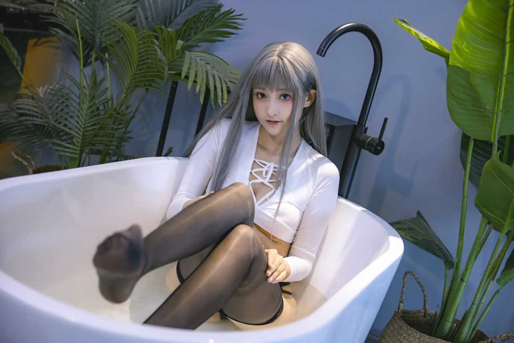 冬马路纱 - 浴缸湿身黑丝(23P_69.5M) - 冬马路纱 - 浴缸湿身黑丝(23P_69