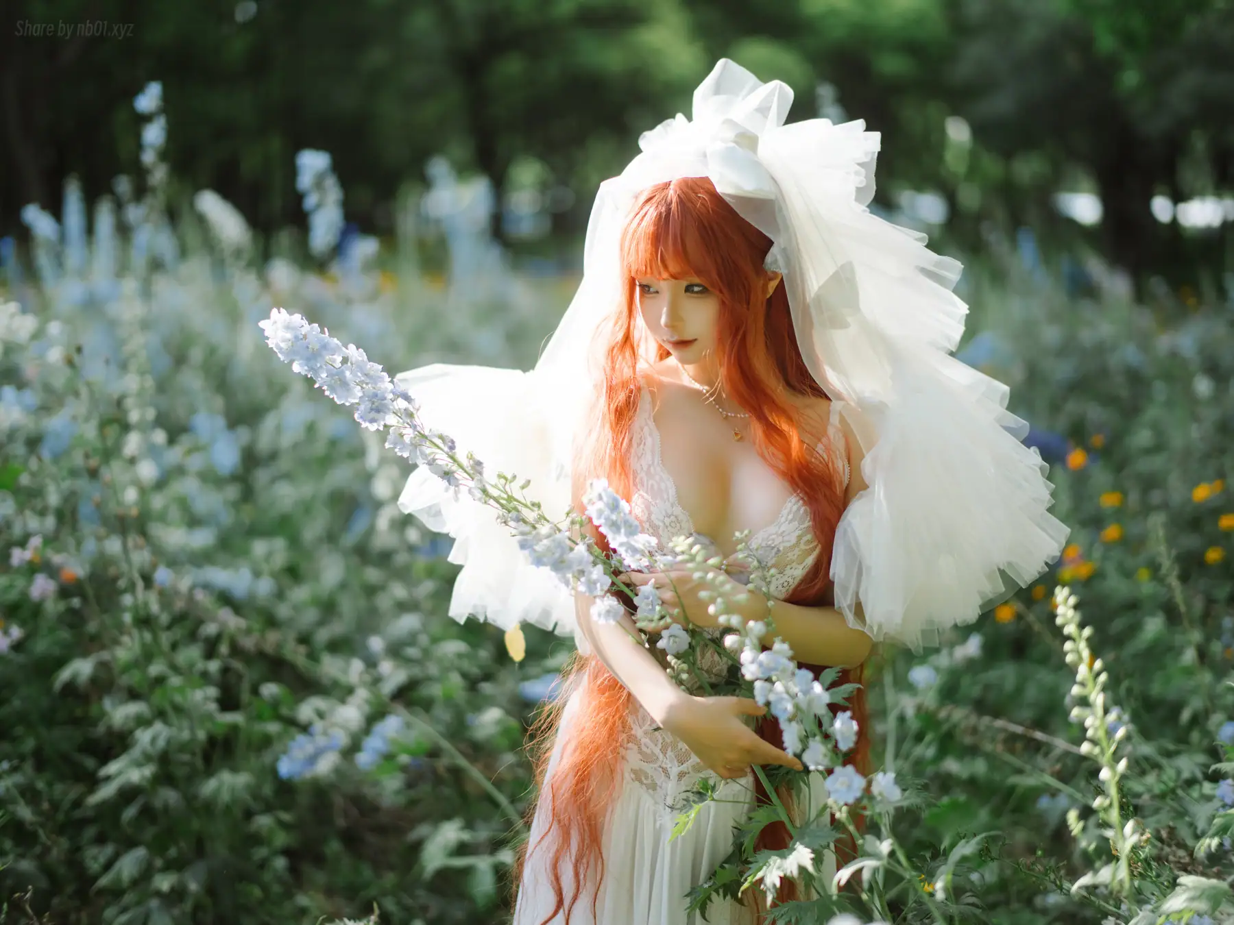 蠢沫沫 - 花丛婚纱(67P_286.5M) - 蠢沫沫 - 花丛婚纱(67P_286