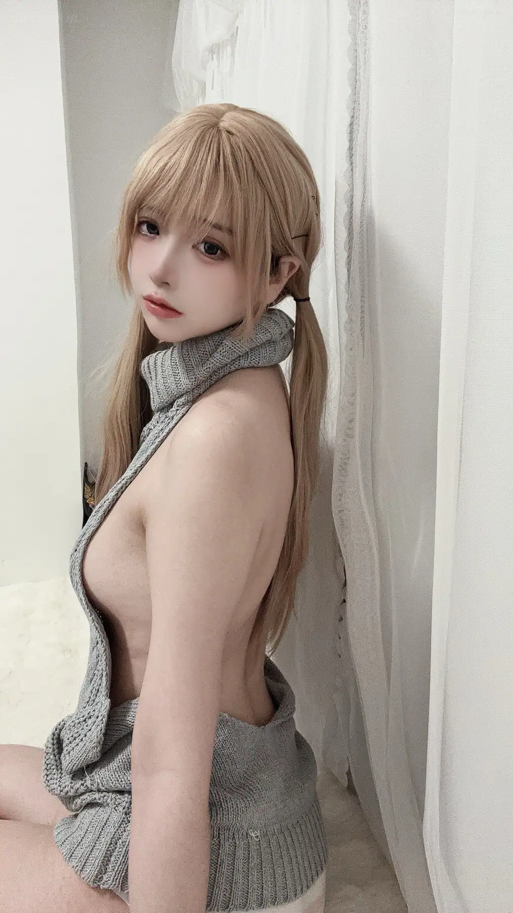 疯猫ss - 露背毛衣(15P_31.6M) - 疯猫ss - 露背毛衣(15P_31