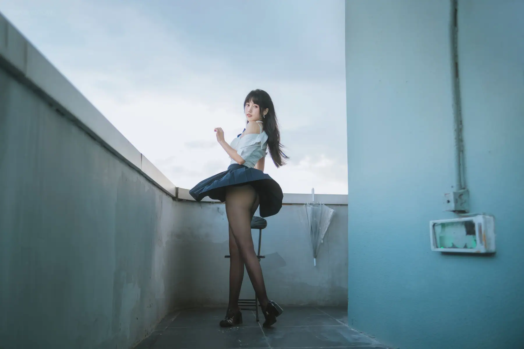 不呆猫 - JK学妹户外(59P_75.5M) - 不呆猫 - JK学妹户外(59P_75