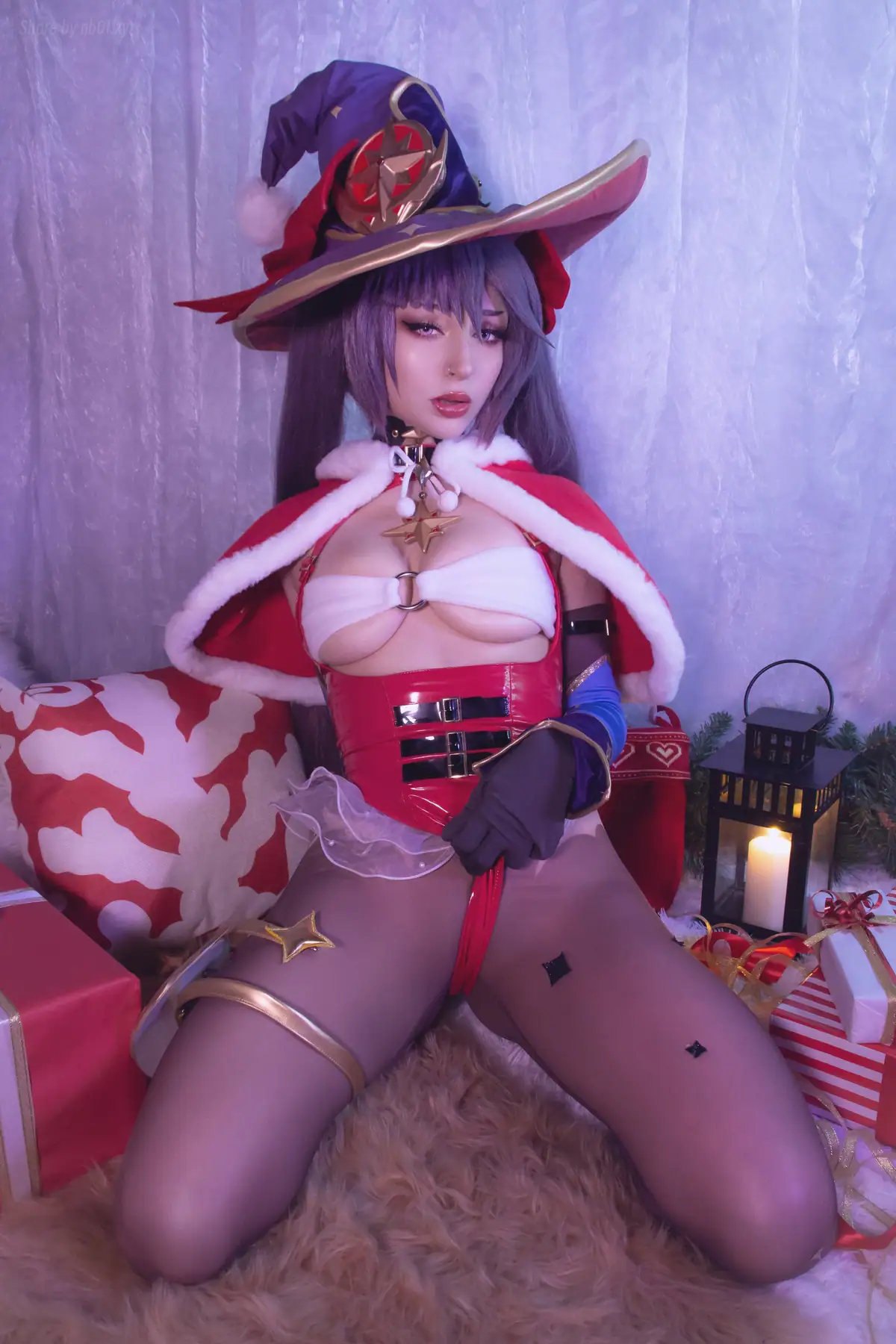 Shiro Kitsune - 原神-莫娜-圣诞版 Mona Xmas(41P_145.8M) - Shiro Kitsune - 原神-莫娜-圣诞版 Mona Xmas(41P_145