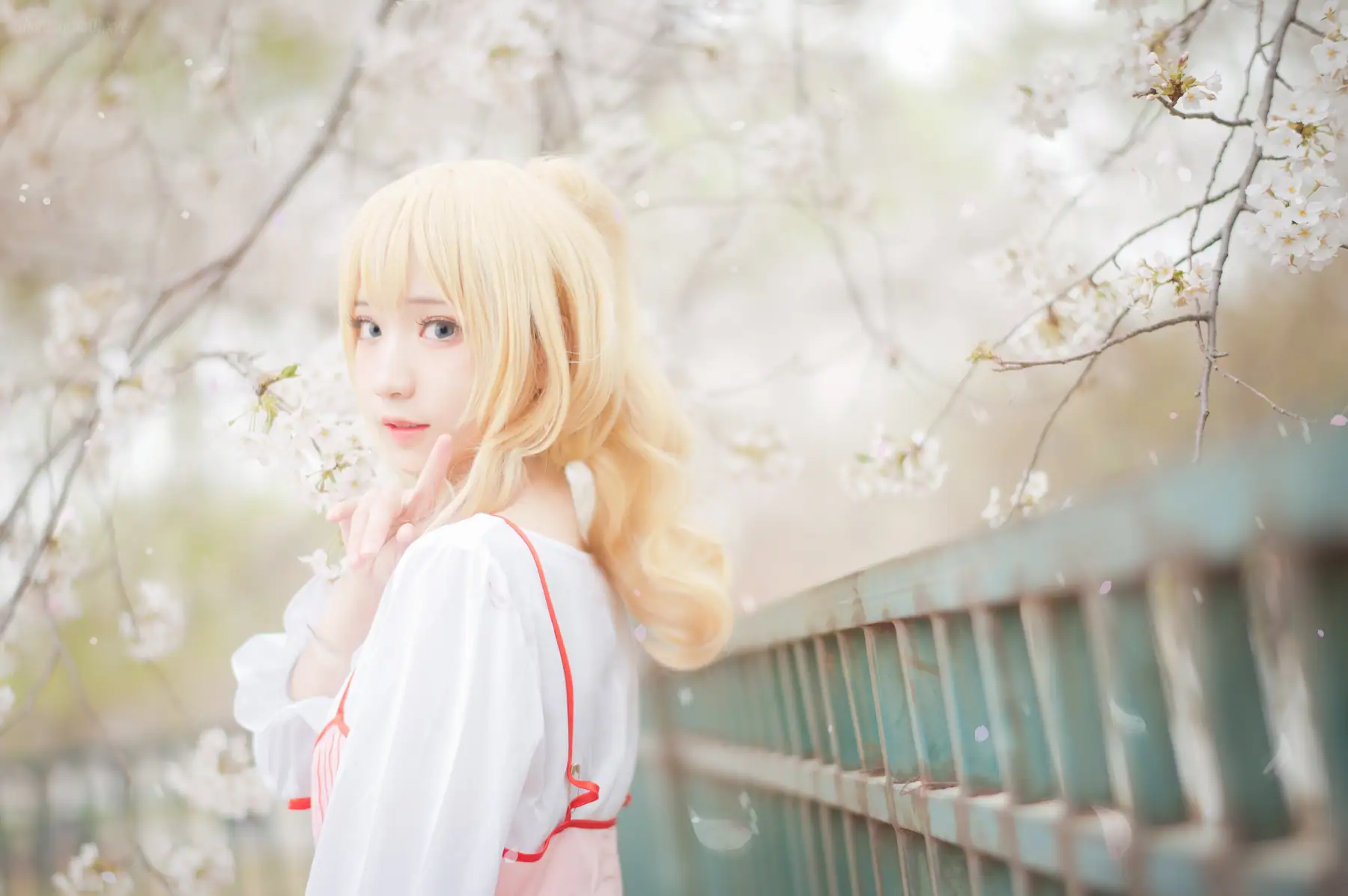 花柒Hana - 宫园熏粉裙(9P_16.1M) - 花柒Hana - 宫园熏粉裙(9P_16