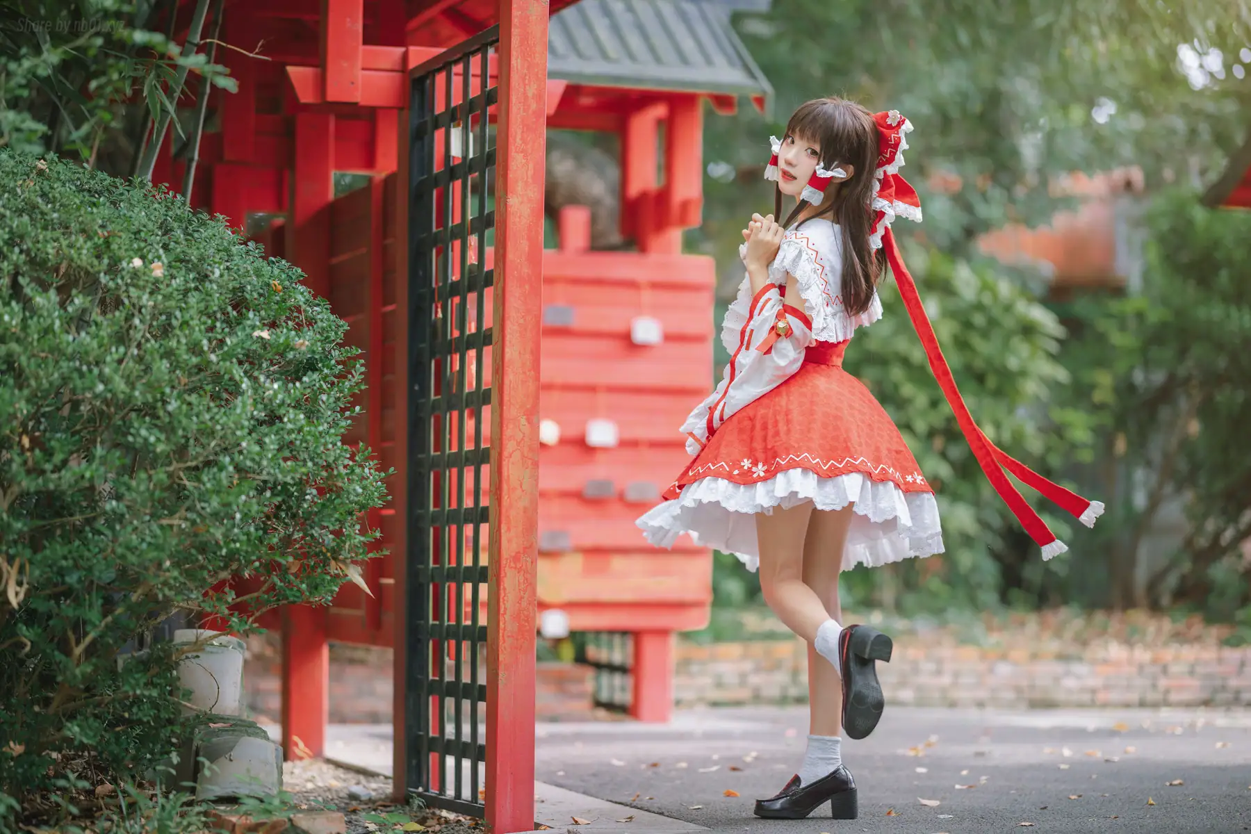 花柒Hana - 森森仙 短款灵梦(15P_66.2M) - 花柒Hana - 森森仙 短款灵梦(15P_66