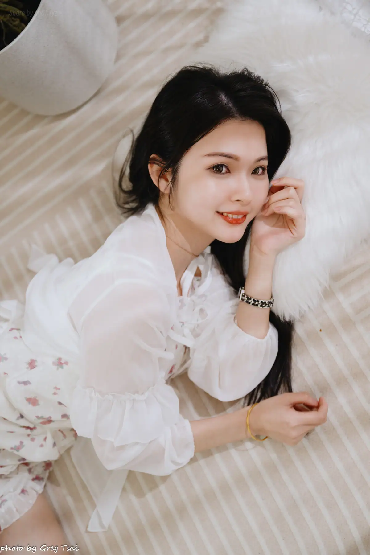 米浆 - 碎花连衣裙(103P_221.2M) - 米浆 - 碎花连衣裙(103P_221