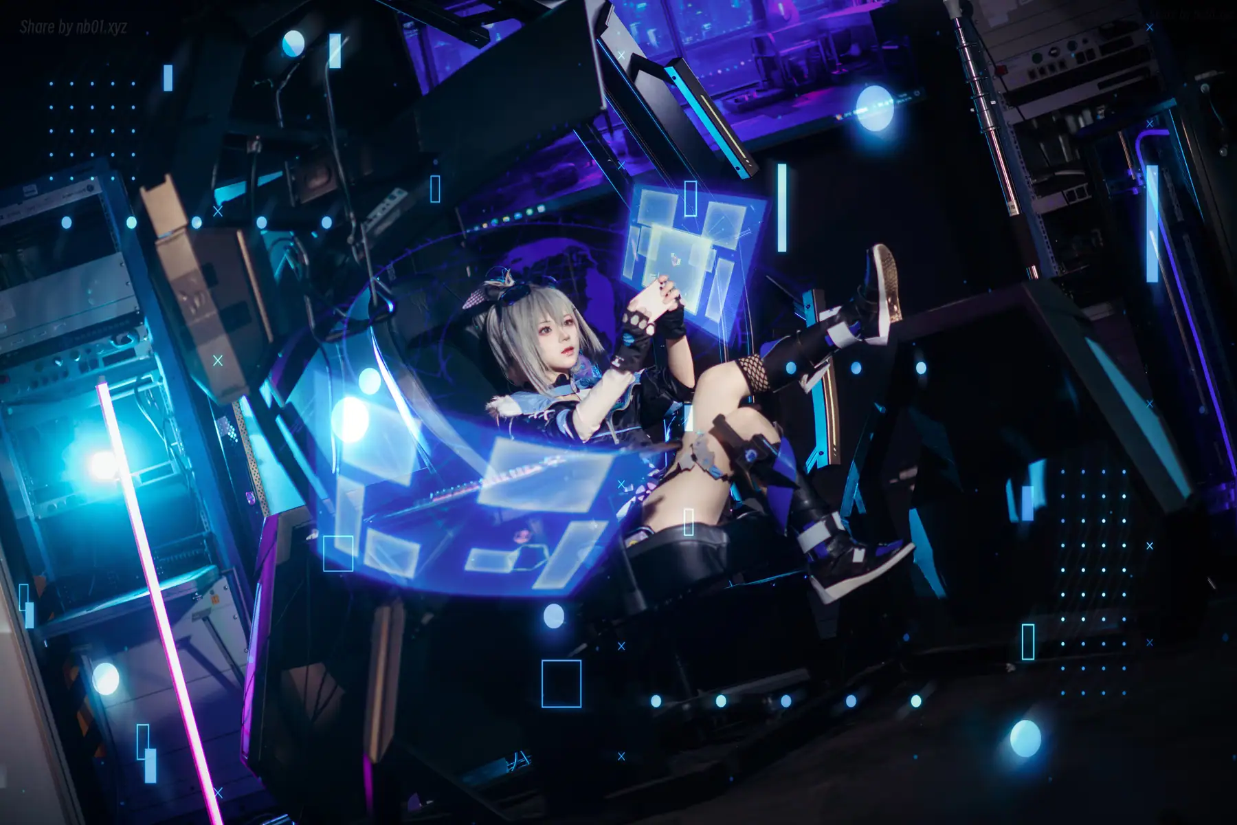 花柒Hana - 崩坏：星穹铁道 银狼(17P_61.3M) - 花柒Hana - 崩坏：星穹铁道 银狼(17P_61