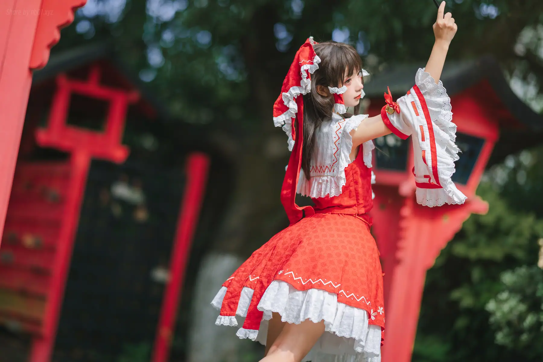 花柒Hana - 森森仙 短款灵梦(15P_66.2M) - 花柒Hana - 森森仙 短款灵梦(15P_66