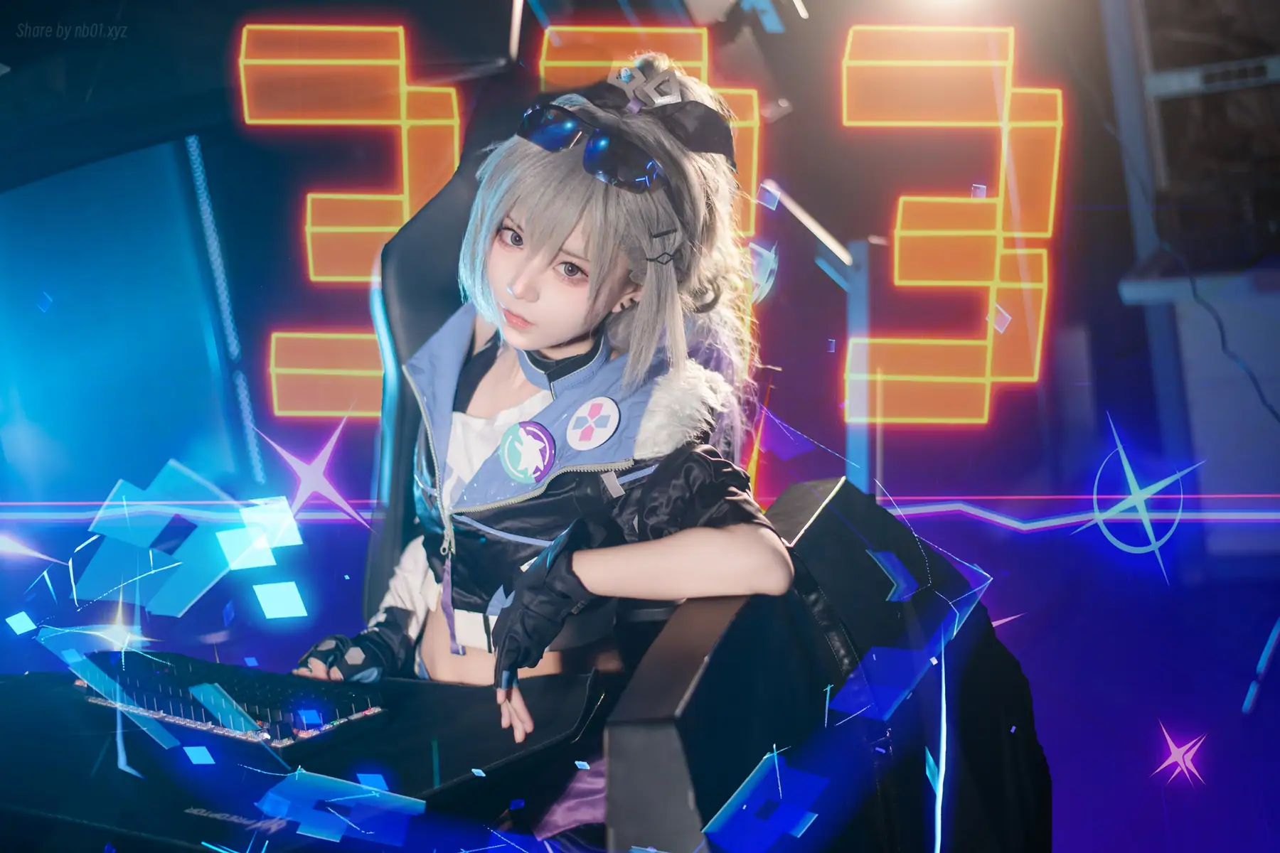 花柒Hana - 崩坏：星穹铁道 银狼(17P_61.3M) - 花柒Hana - 崩坏：星穹铁道 银狼(17P_61