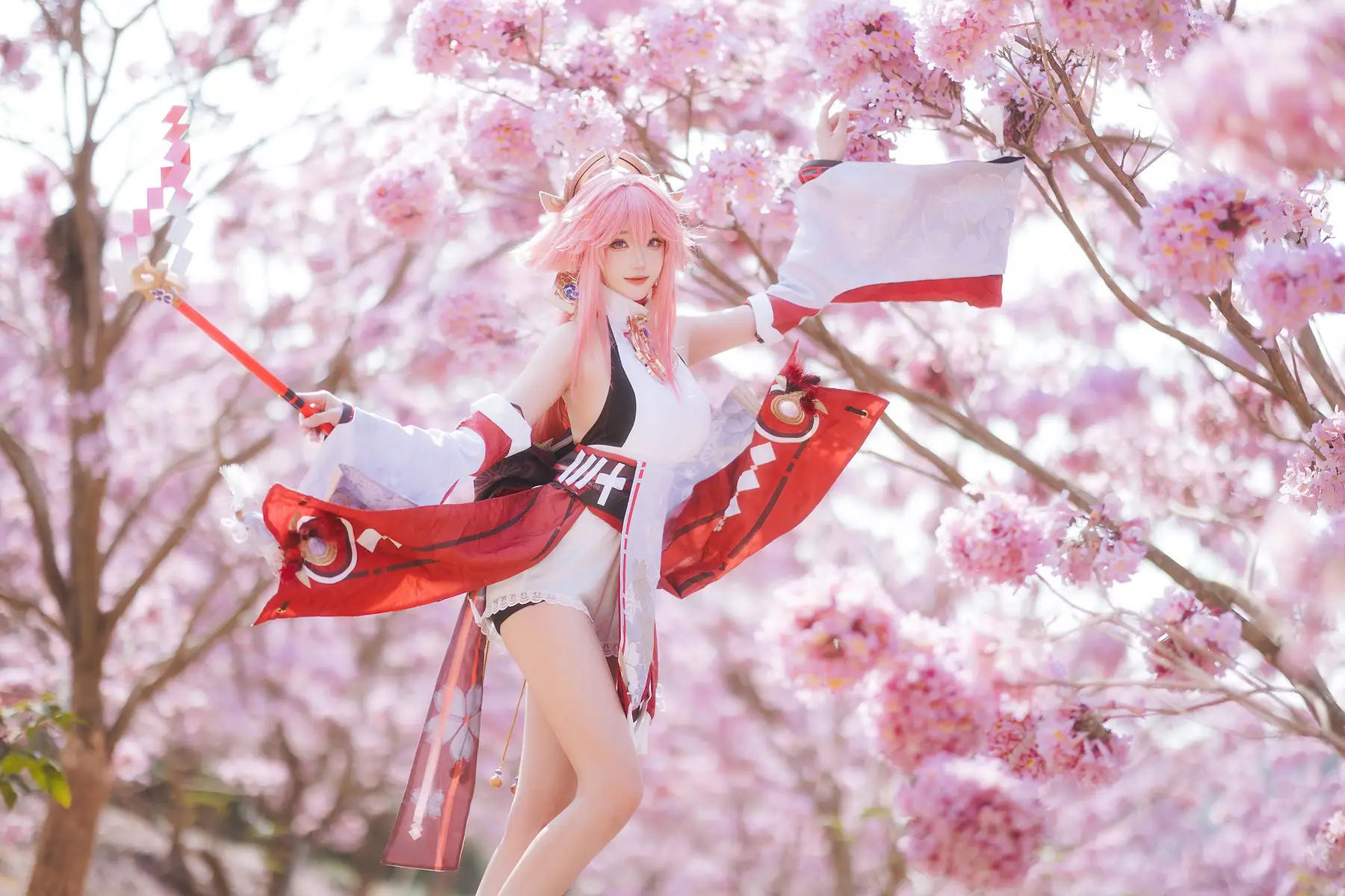 瓜希酱 - 原神 八重神子(20P_12.0M) - 瓜希酱 - 原神 八重神子(20P_12