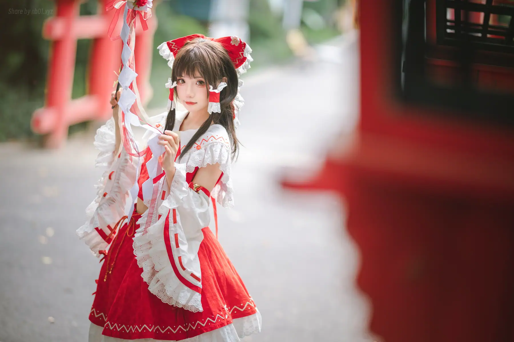 花柒Hana - 森森仙 短款灵梦(15P_66.2M) - 花柒Hana - 森森仙 短款灵梦(15P_66