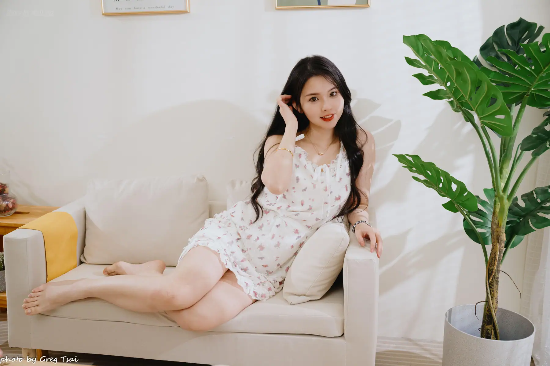 米浆 - 碎花连衣裙(103P_221.2M) - 米浆 - 碎花连衣裙(103P_221