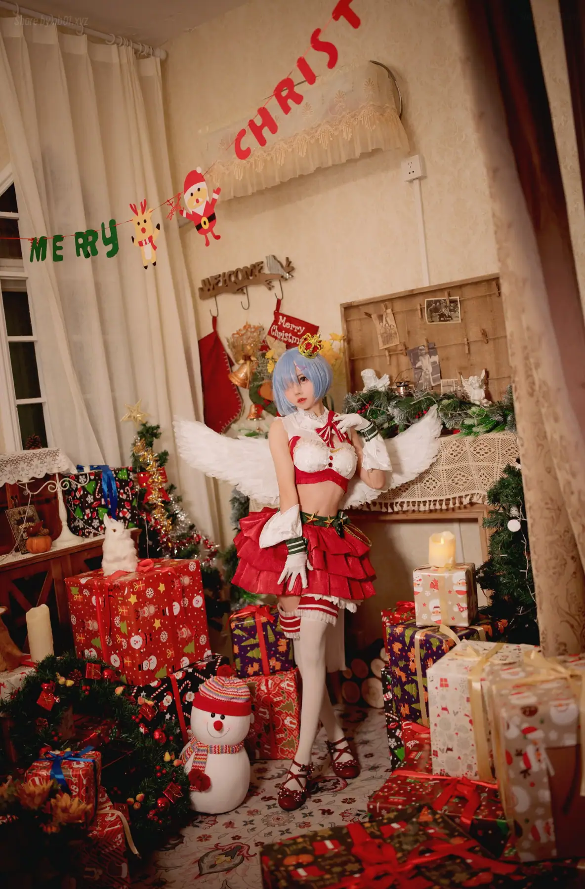 花柒Hana - 圣诞蕾姆(22P_20.7M) - 花柒Hana - 圣诞蕾姆(22P_20