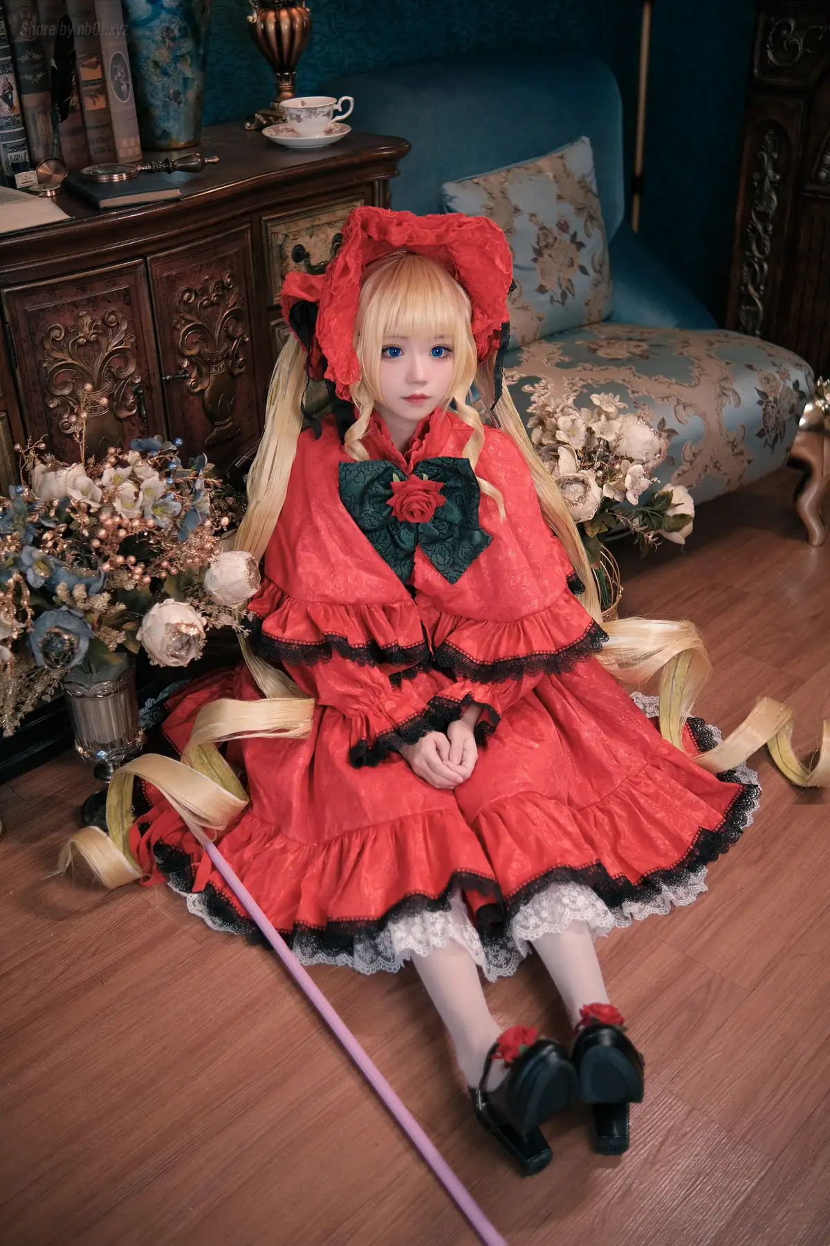 花柒Hana - 蔷薇少女 真红(13P_50.8M) - 花柒Hana - 蔷薇少女 真红(13P_50