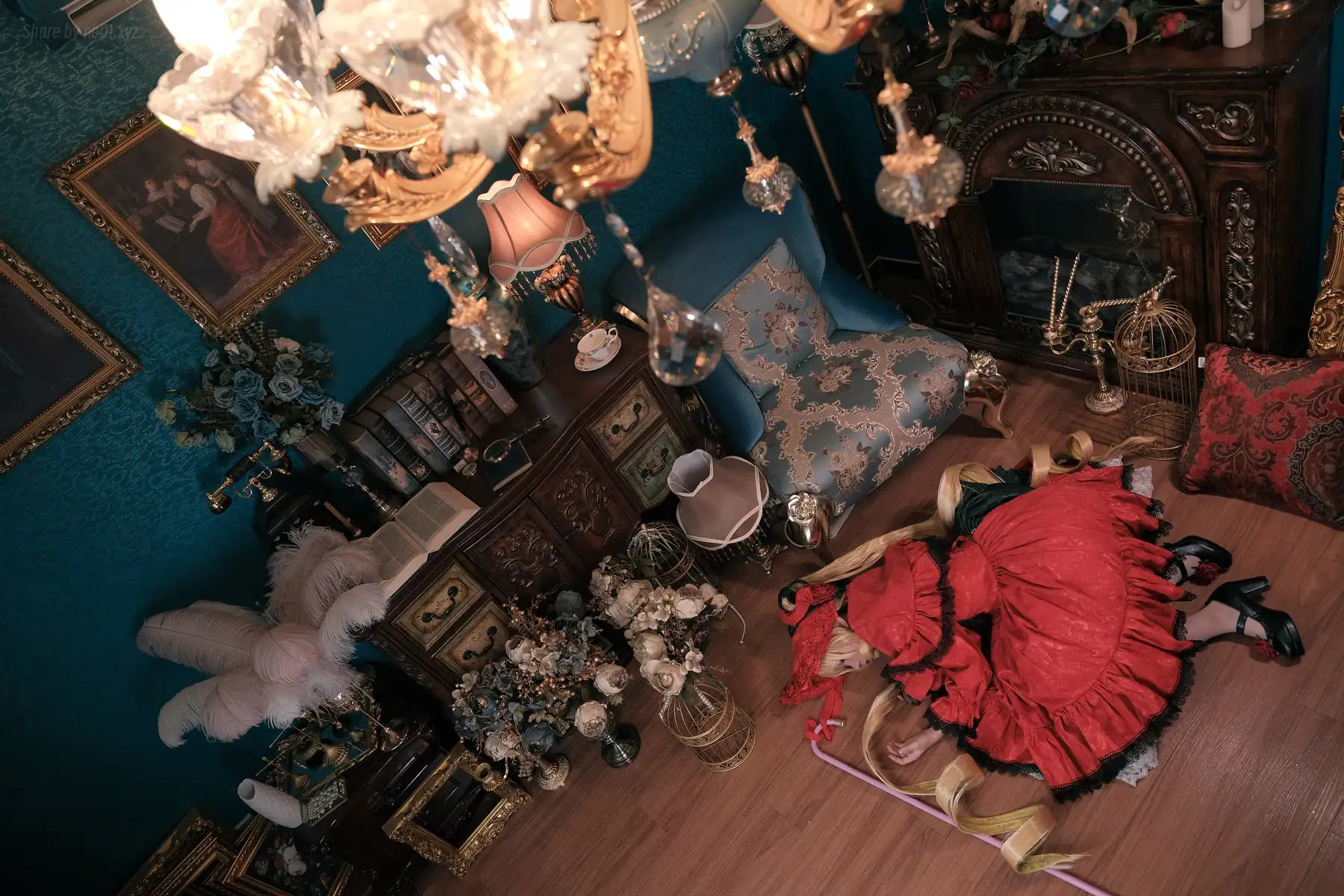 花柒Hana - 蔷薇少女 真红(13P_50.8M) - 花柒Hana - 蔷薇少女 真红(13P_50