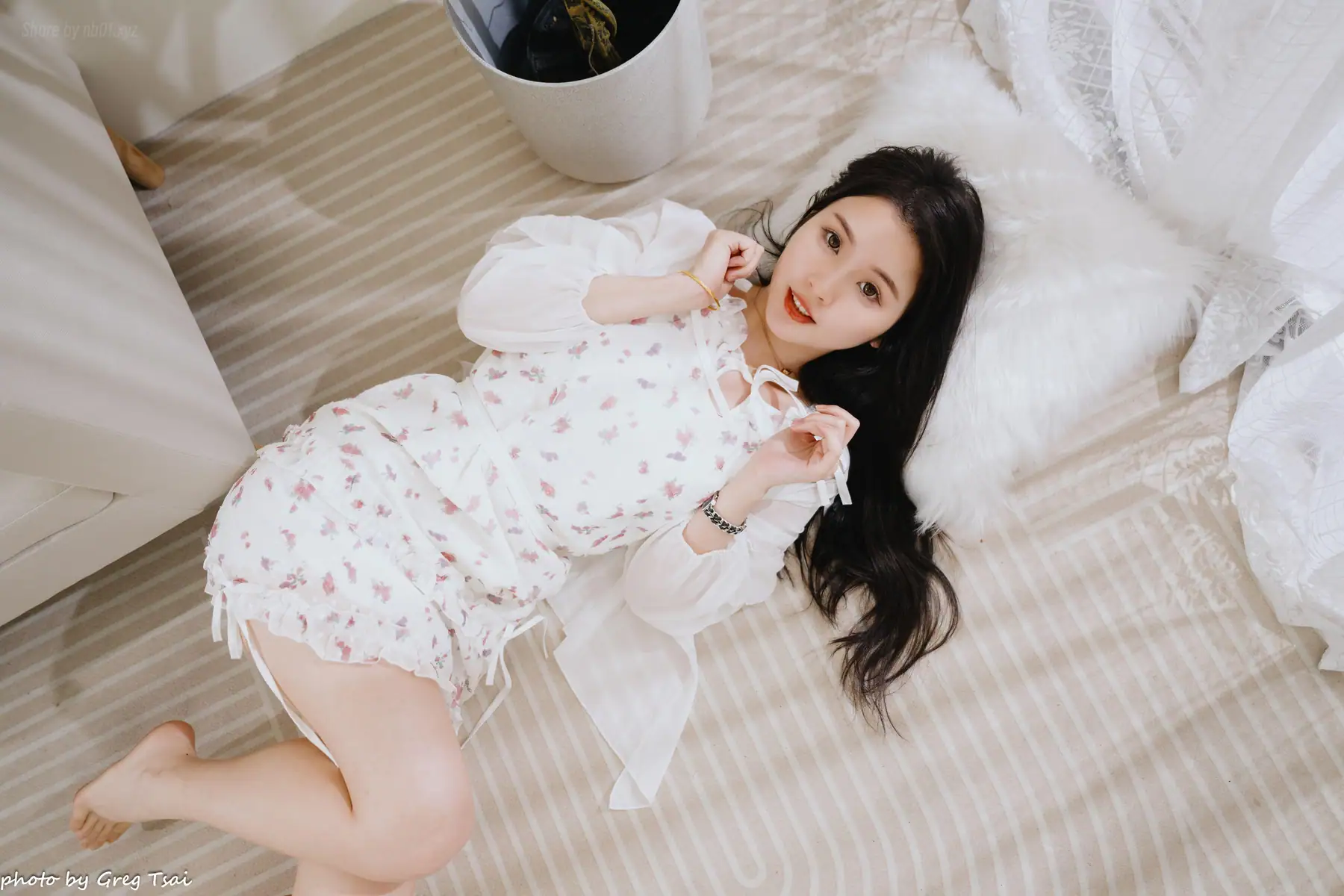 米浆 - 碎花连衣裙(103P_221.2M) - 米浆 - 碎花连衣裙(103P_221