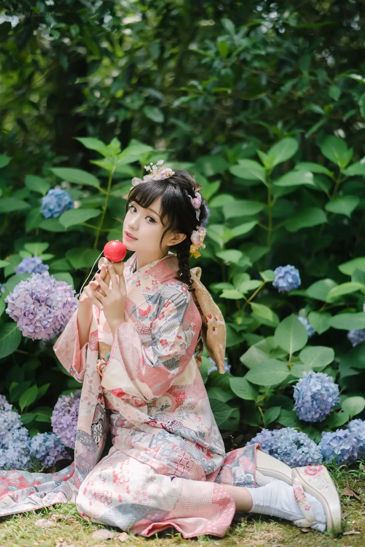 花柒Hana - 绣球花 和服(18P_119.4M) - 花柒Hana - 绣球花 和服(18P_119