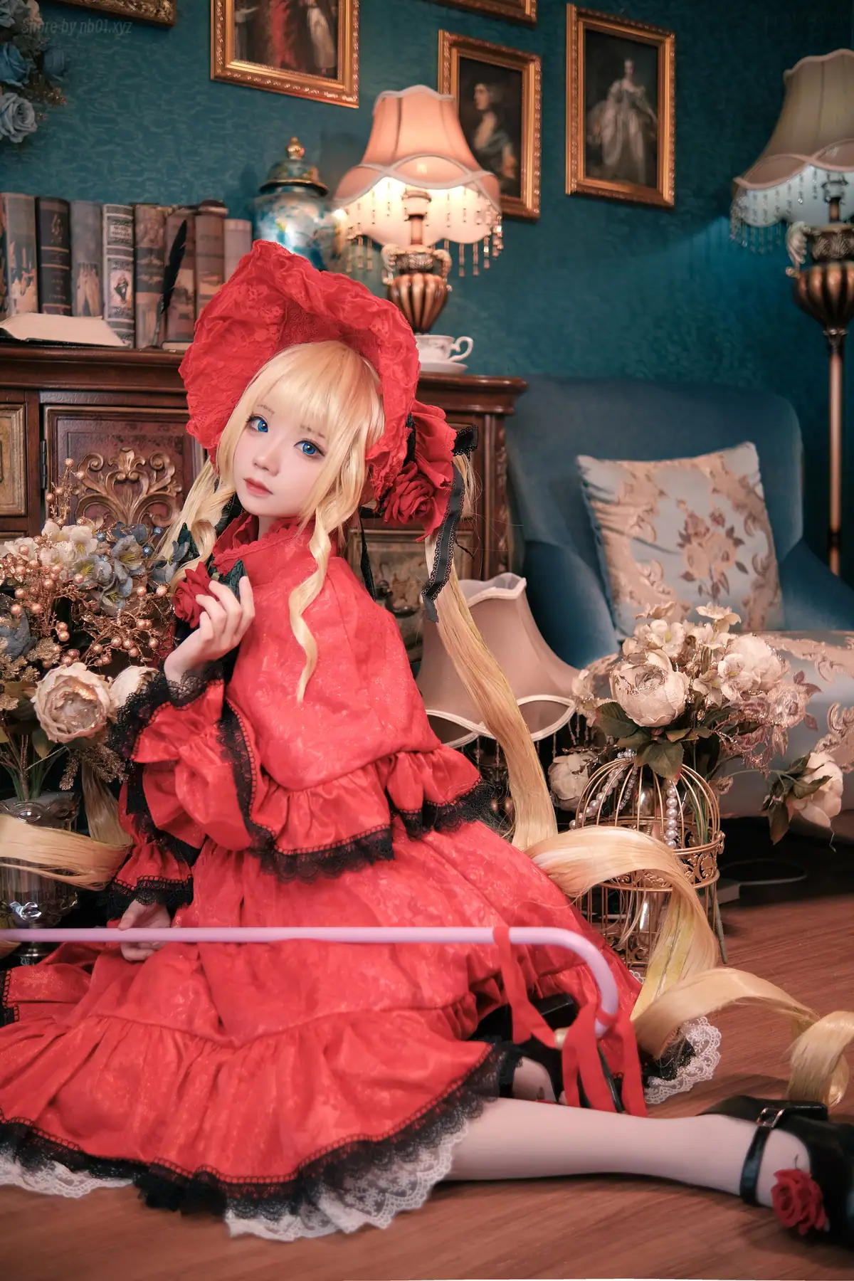 花柒Hana - 蔷薇少女 真红(13P_50.8M) - 花柒Hana - 蔷薇少女 真红(13P_50