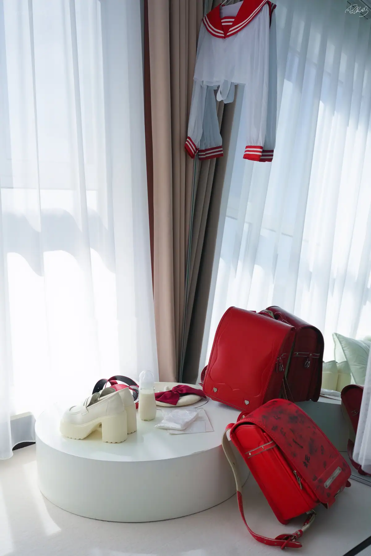 皮皮奶可可爱了啦 - JK红书包(47P_182.2M) - 皮皮奶可可爱了啦 - JK红书包(47P_182