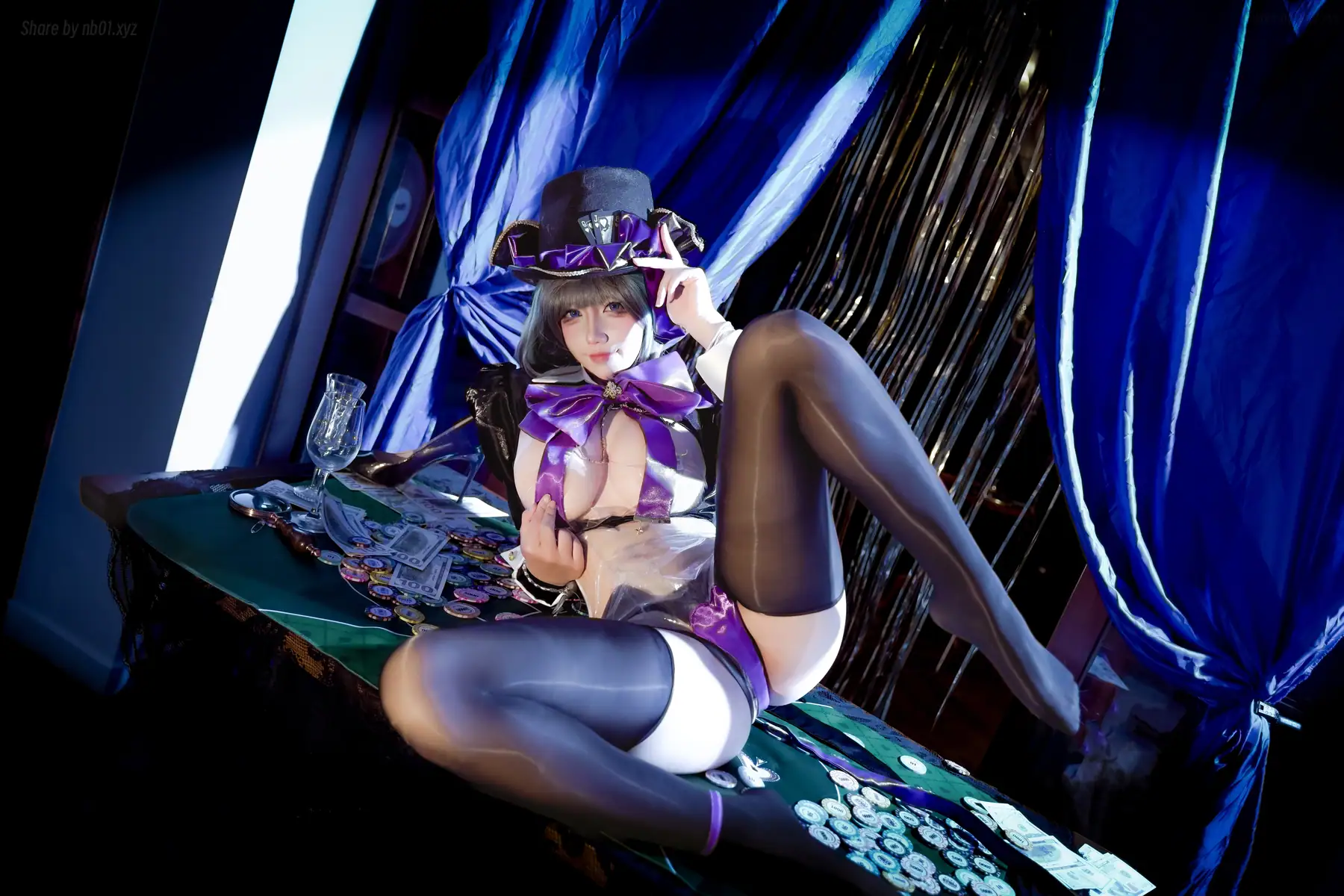 九曲Jean - 碧蓝航线 柴郡·绚烂夜梦(40P_115.2M) - 九曲Jean - 碧蓝航线 柴郡·绚烂夜梦(40P_115