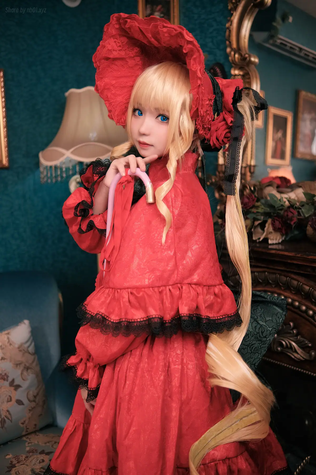 花柒Hana - 蔷薇少女 真红(13P_50.8M) - 花柒Hana - 蔷薇少女 真红(13P_50