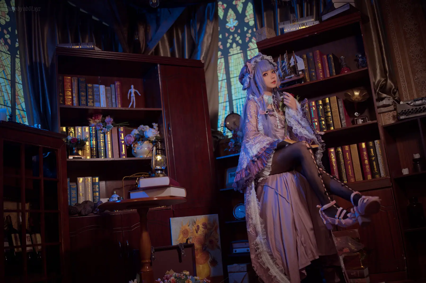 花柒Hana - 帕秋莉 睡衣(13P_24.7M) - 花柒Hana - 帕秋莉 睡衣(13P_24