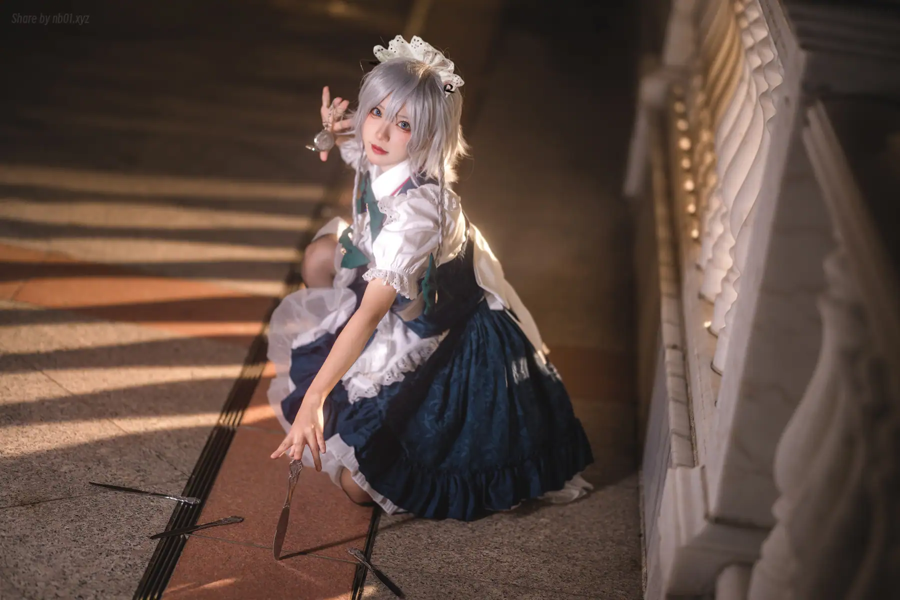 花柒Hana - 星雨 咲夜女仆(9P_39.1M) - 花柒Hana - 星雨 咲夜女仆(9P_39