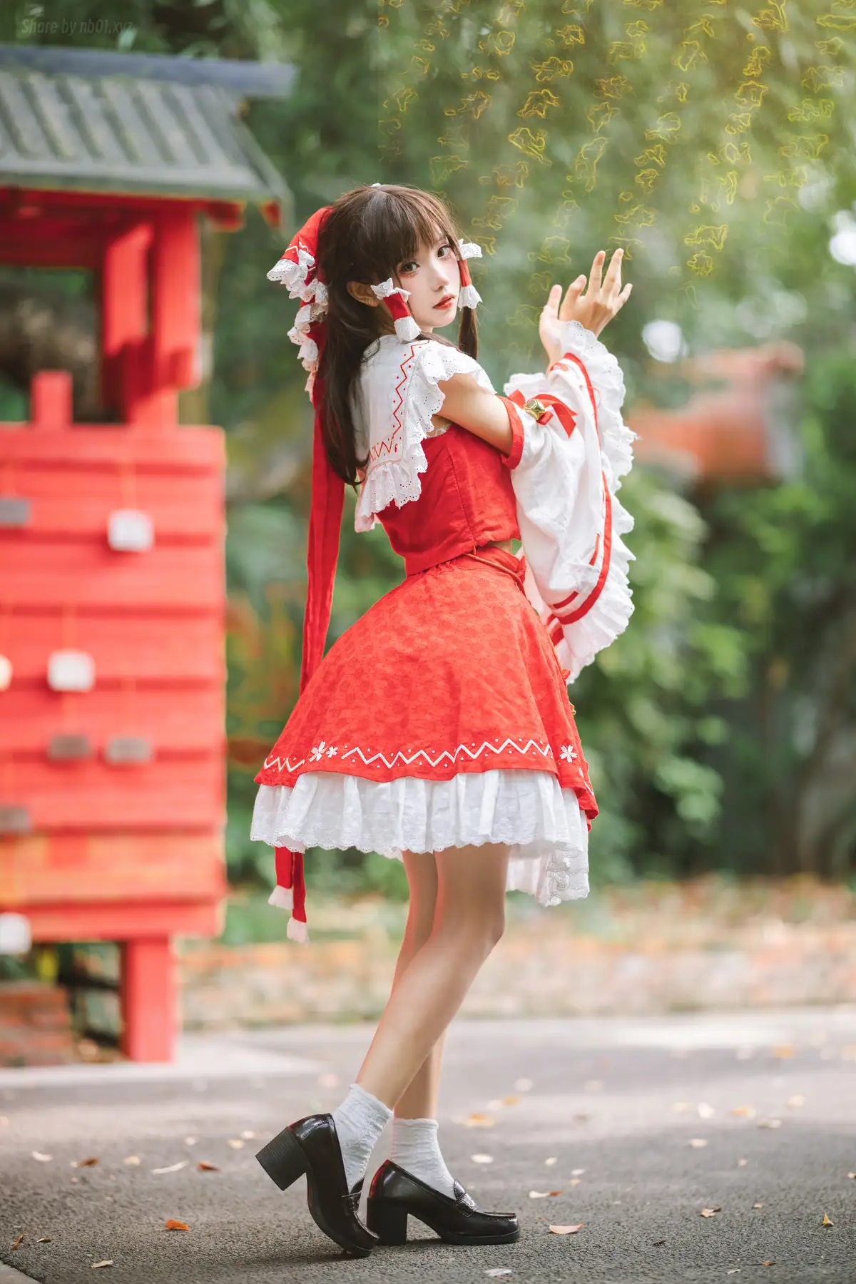 花柒Hana - 森森仙 短款灵梦(15P_66.2M) - 花柒Hana - 森森仙 短款灵梦(15P_66