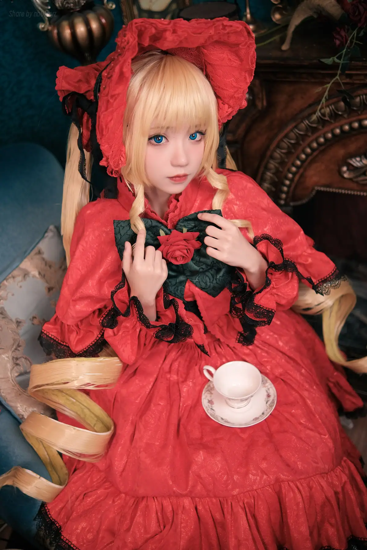 花柒Hana - 蔷薇少女 真红(13P_50.8M) - 花柒Hana - 蔷薇少女 真红(13P_50