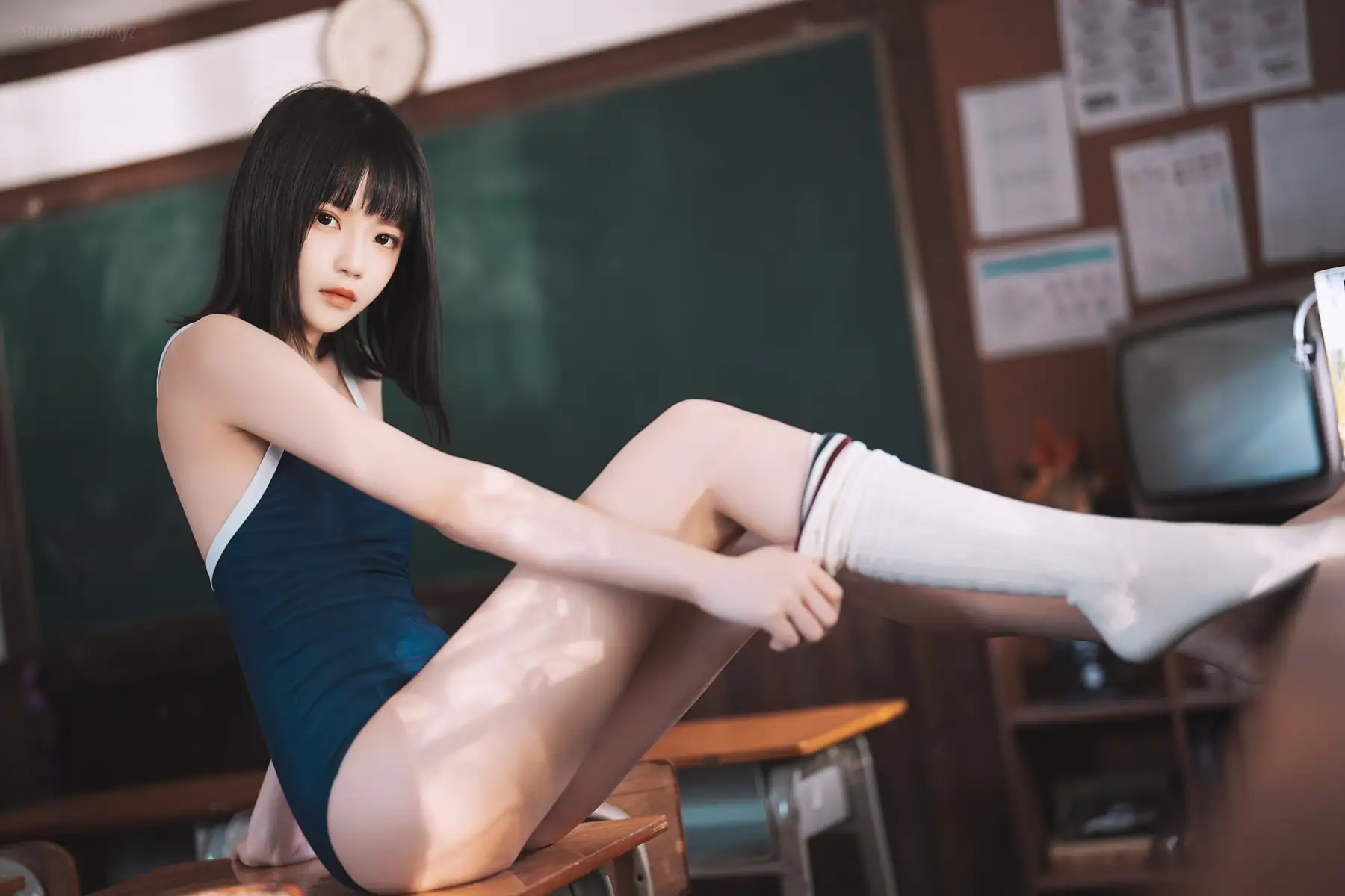 桜桃喵 - 教室死库水(48P_49.1M) - 桜桃喵 - 教室死库水(48P_49