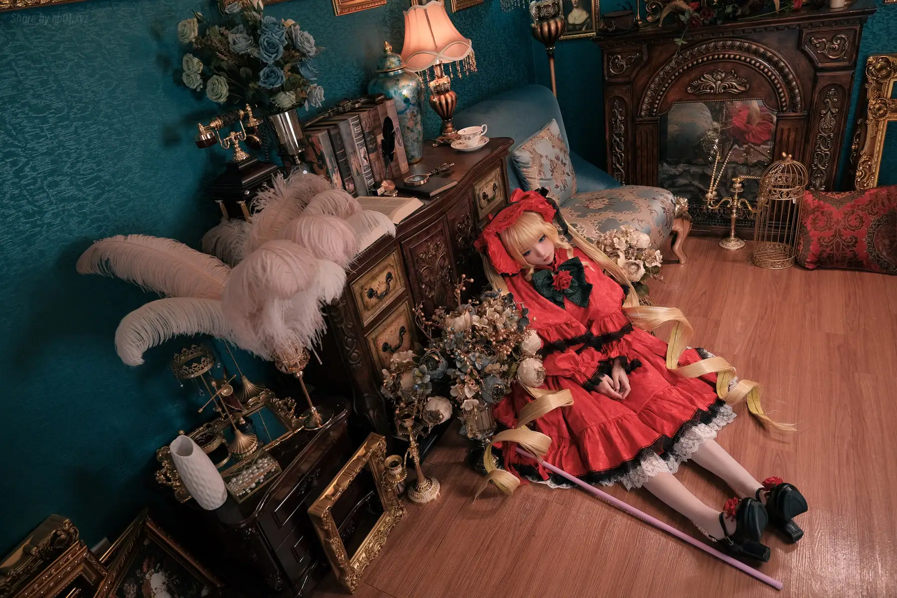 花柒Hana - 蔷薇少女 真红(13P_50.8M) - 花柒Hana - 蔷薇少女 真红(13P_50