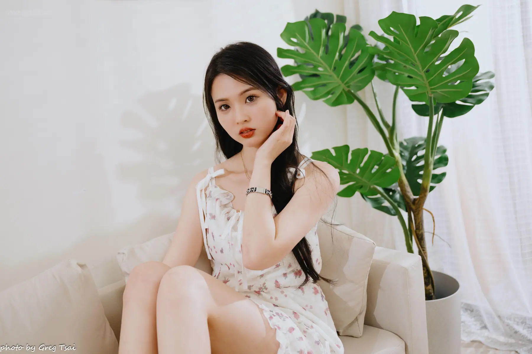 米浆 - 碎花连衣裙(103P_221.2M) - 米浆 - 碎花连衣裙(103P_221