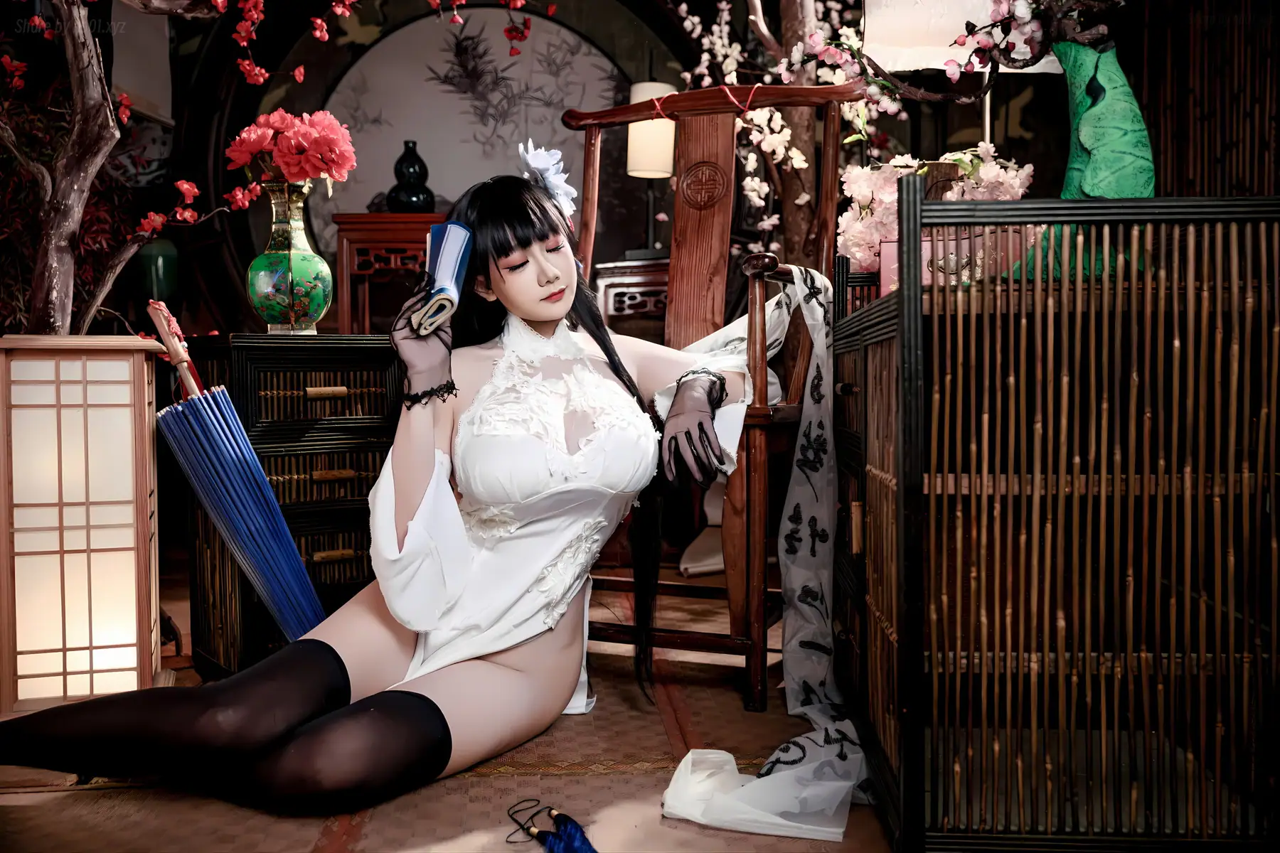 阿雪雪 - 碧蓝航线 逸仙 旗袍(92P_184.3M) - 阿雪雪 - 碧蓝航线 逸仙 旗袍(92P_184