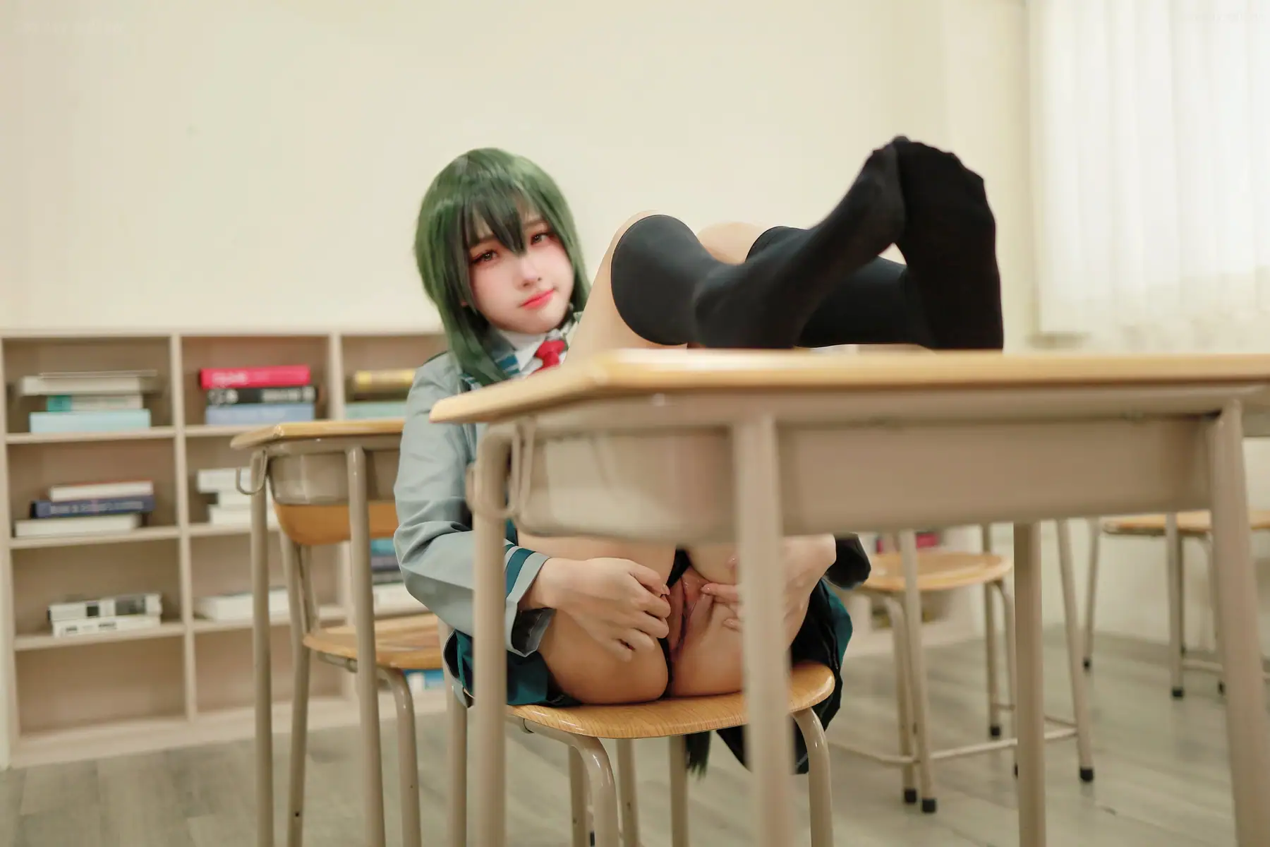 慕慕Momo - 蛙吹梅雨 學生服 Asui Tsuyu(27P_54.0M) - 慕慕Momo - 蛙吹梅雨 學生服 Asui Tsuyu(27P_54