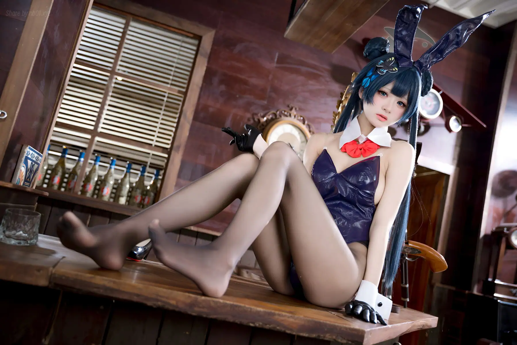 九柒喵 - 蔚蓝档案 龙华妃咲 兔女郎(59P_78.5M) - 九柒喵 - 蔚蓝档案 龙华妃咲 兔女郎(59P_78