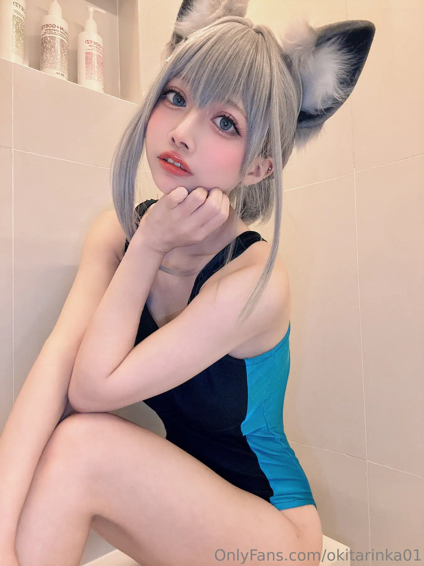 沖田凜花Rinka - 砂狼 白子 Blue Archive(50P_141.8M) - 沖田凜花Rinka - 砂狼 白子 Blue Archive(50P_141