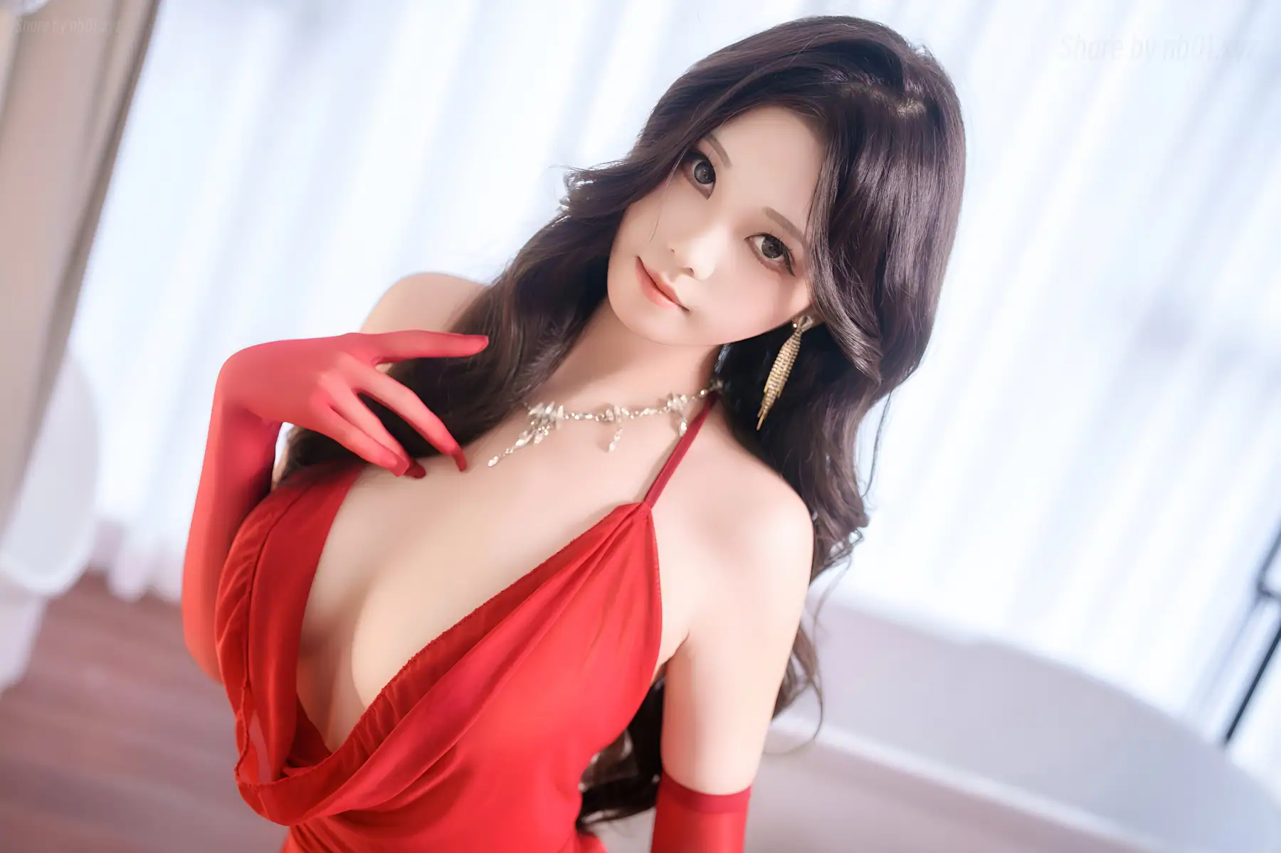 蜜汁猫裘 - 酒红圣诞(61P+1V_813.7M) 蜜汁猫裘 - 酒红圣诞(61P+1V_813.7M)_nb01.xyz_0023 图片7