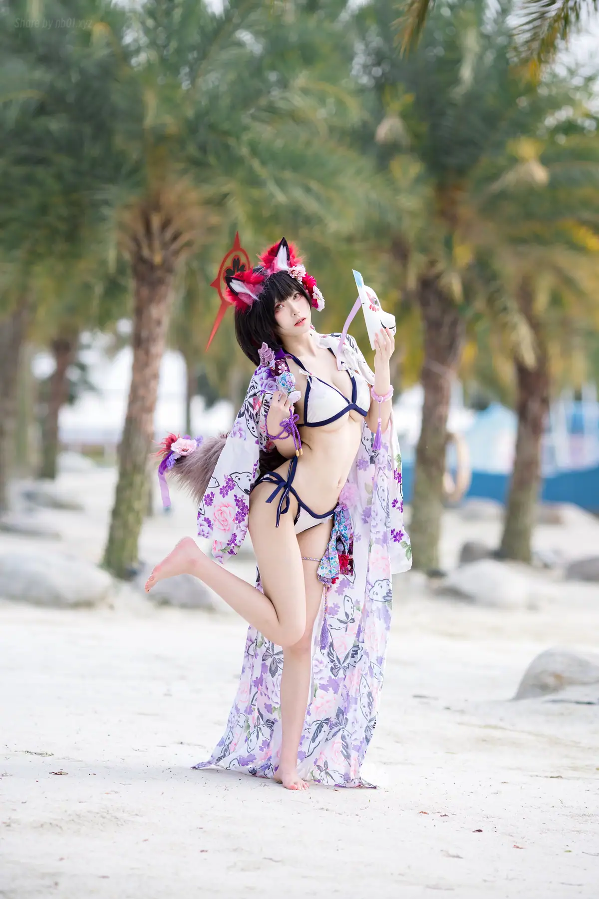 九柒喵 - 蔚蓝档案 狐坂若藻 泳装(23P_25.5M) 九柒喵 - 蔚蓝档案 狐坂若藻 泳装(23P_25.5M)_nb01.xyz_0001