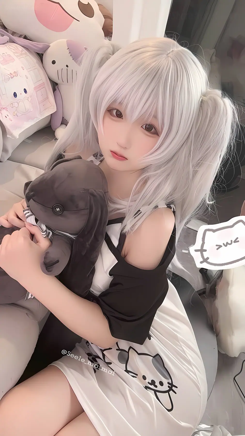 Seele麦麦 - 白色双马尾(16P_16.4M) Seele麦麦 - 白色双马尾(16P_16.4M)_nb01.xyz_0001