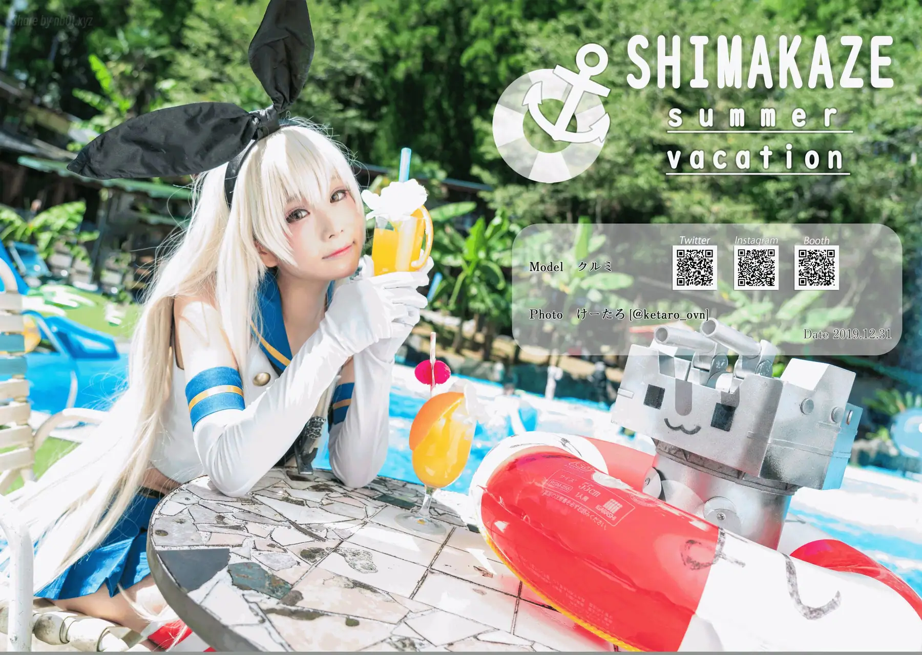 Kurumi クルミ  - Shimakaze Summer Vacation 17P_20 5M Kurumi クルミ  - Shimakaze Summer Vacation 17P_20 5M _nb01 xyz_0017 图片8