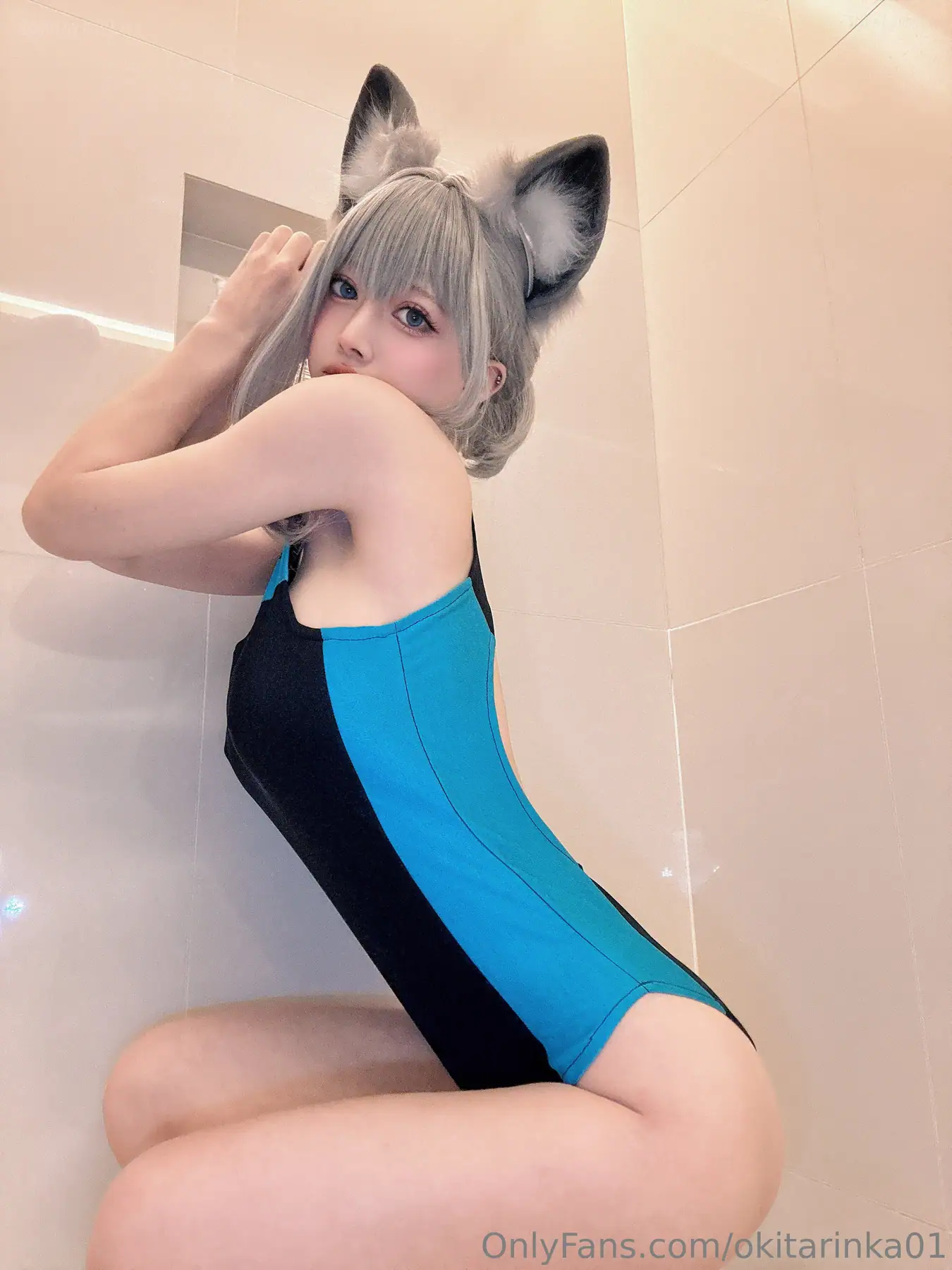 沖田凜花Rinka - 砂狼 白子 Blue Archive(50P_141.8M) - 沖田凜花Rinka - 砂狼 白子 Blue Archive(50P_141