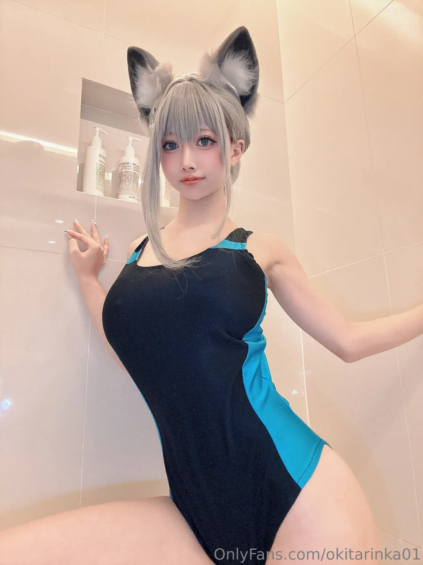 沖田凜花Rinka - 砂狼 白子 Blue Archive(50P_141.8M) - 沖田凜花Rinka - 砂狼 白子 Blue Archive(50P_141